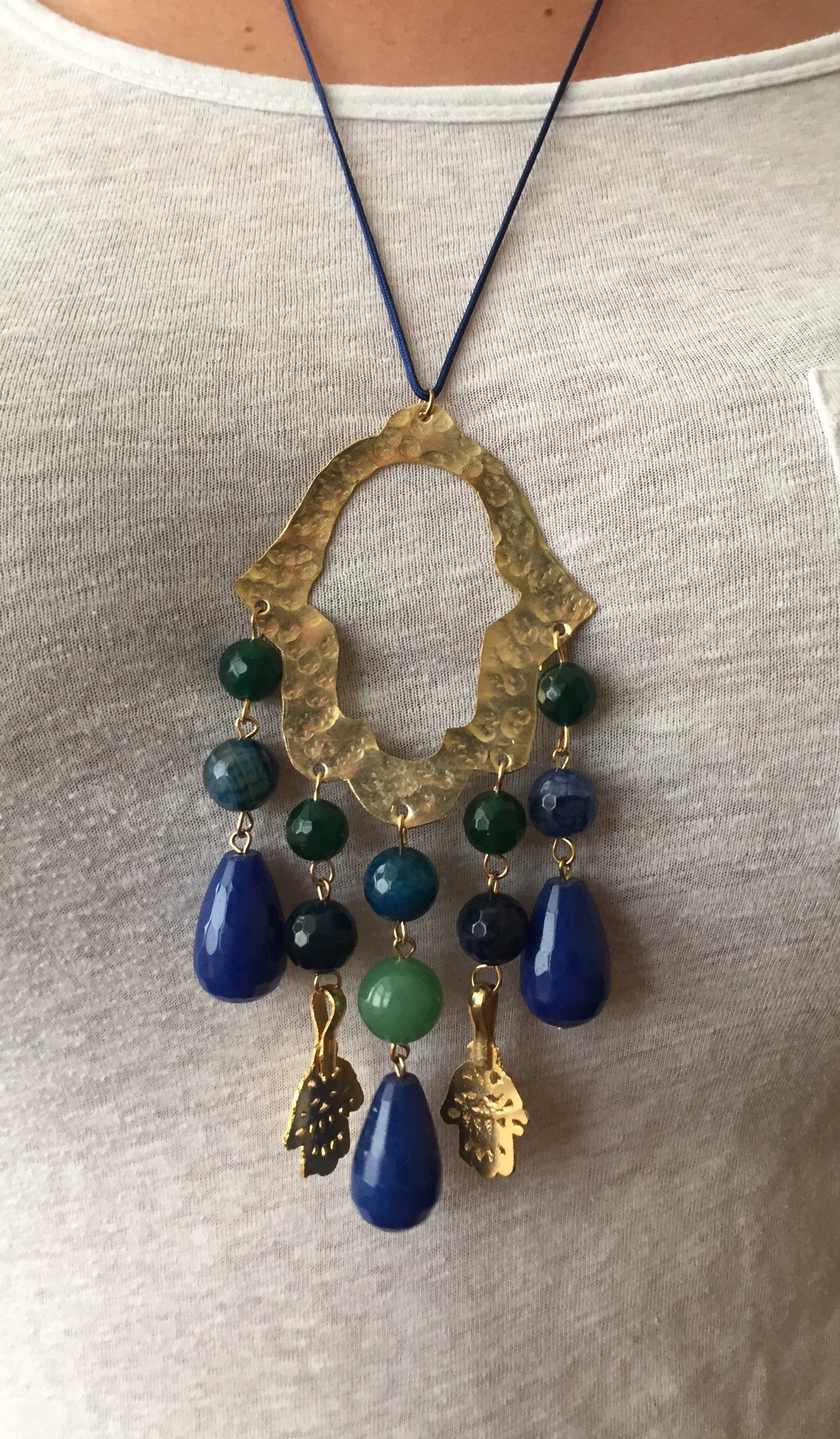 Tunisian Khomsa Necklace
