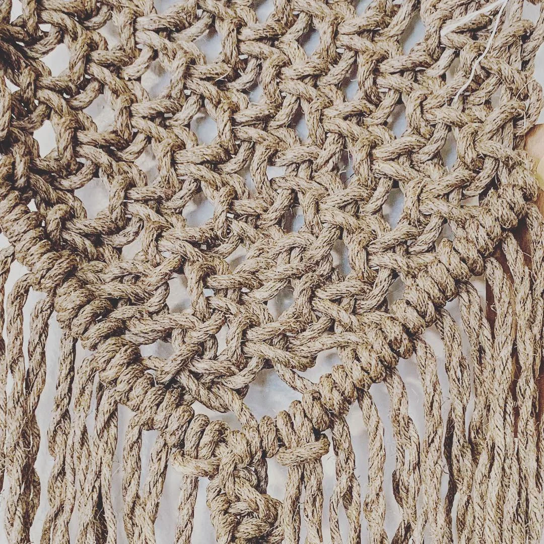 Hemp Macrame Wall Hanging