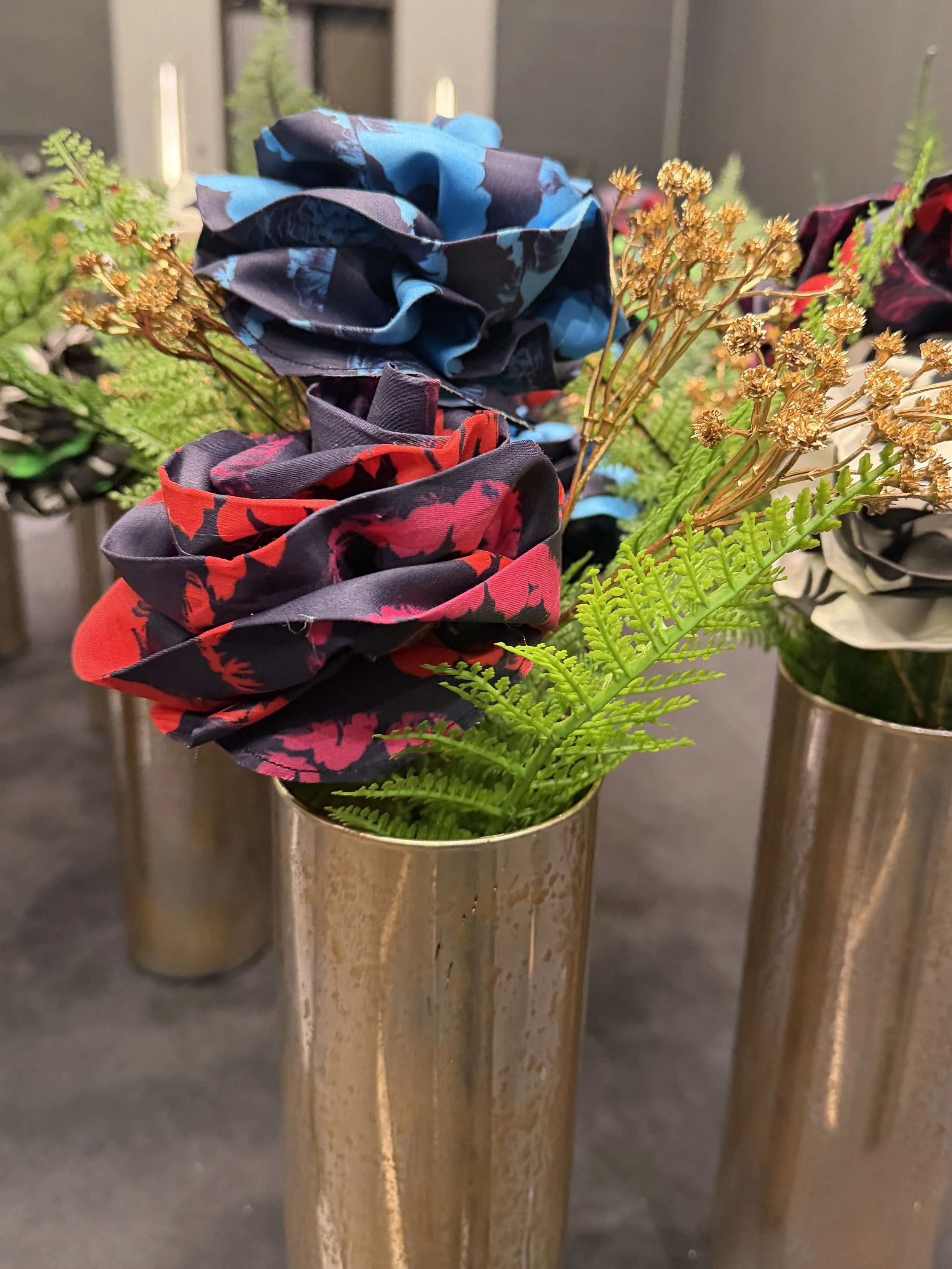 Complex Flavors Fabric Flowers