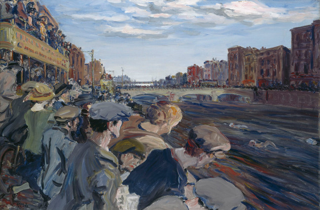 Jack B. Yeats, "The Liffey Swim"
