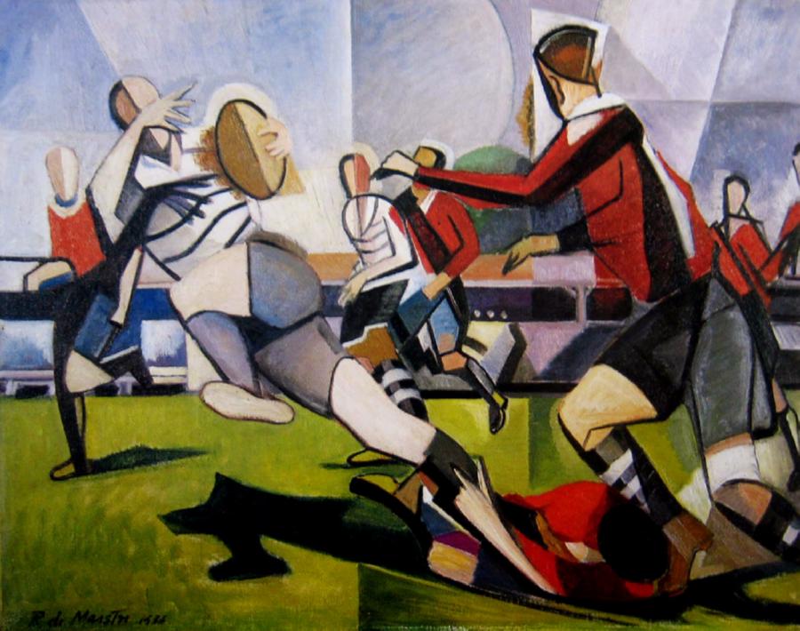 Roy de Maistre, "Rugby Football"