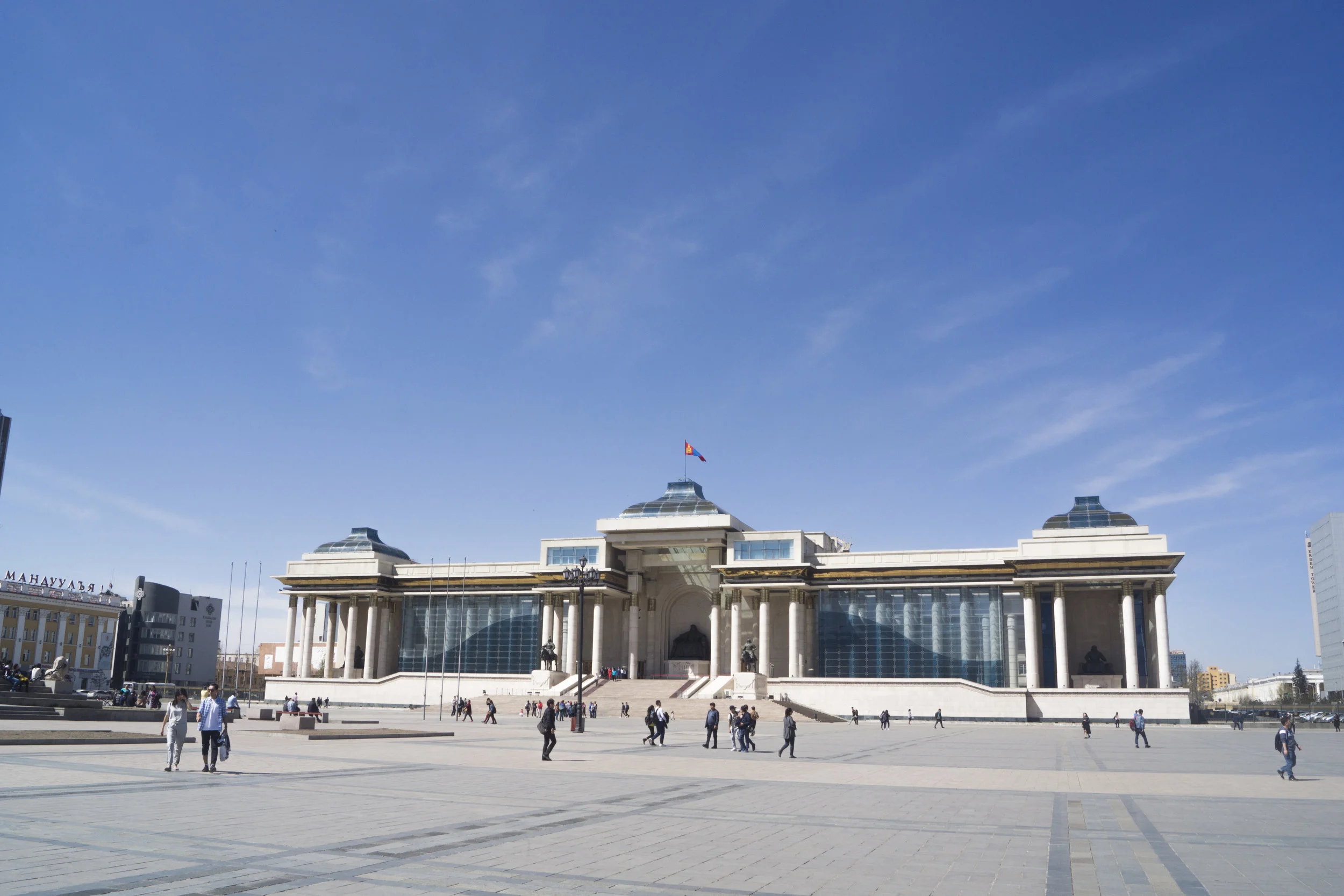 Springtime in Ulaanbaatar. 