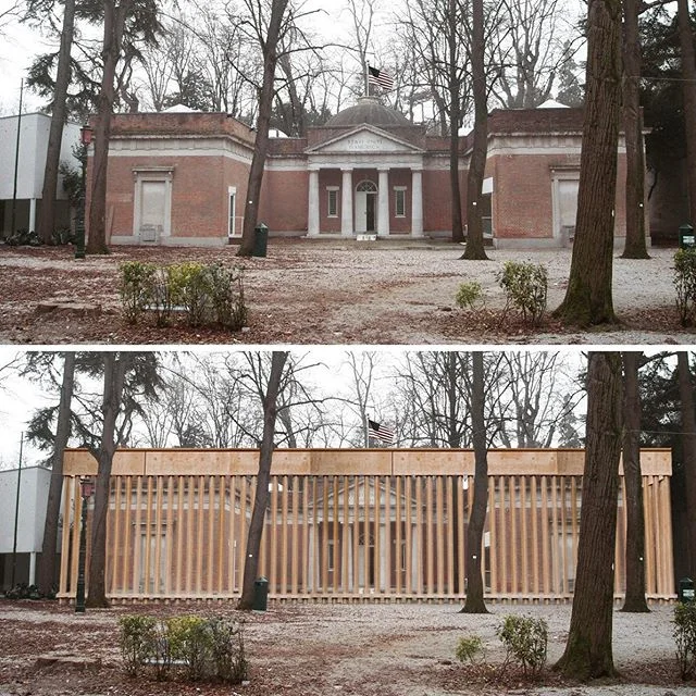 An uncommissioned proposal for the official United States pavilion for the Venice Architecture Biennale 2020.

The idea is simple: what better way to represent the United States during next year Biennale than erecting a border wall around the officia