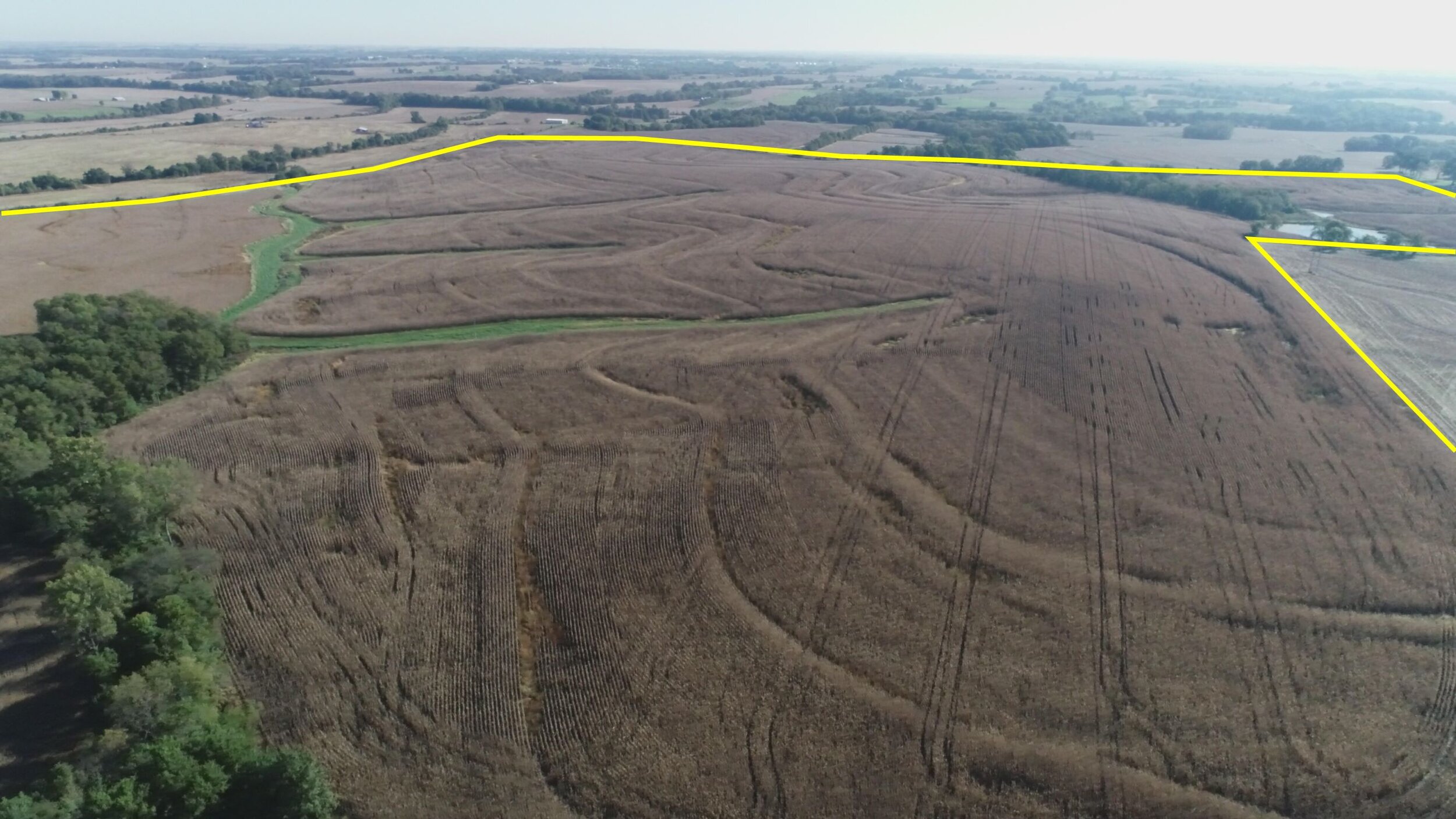 Looking Northeast from Neighboring Farm (October 17, 2019)