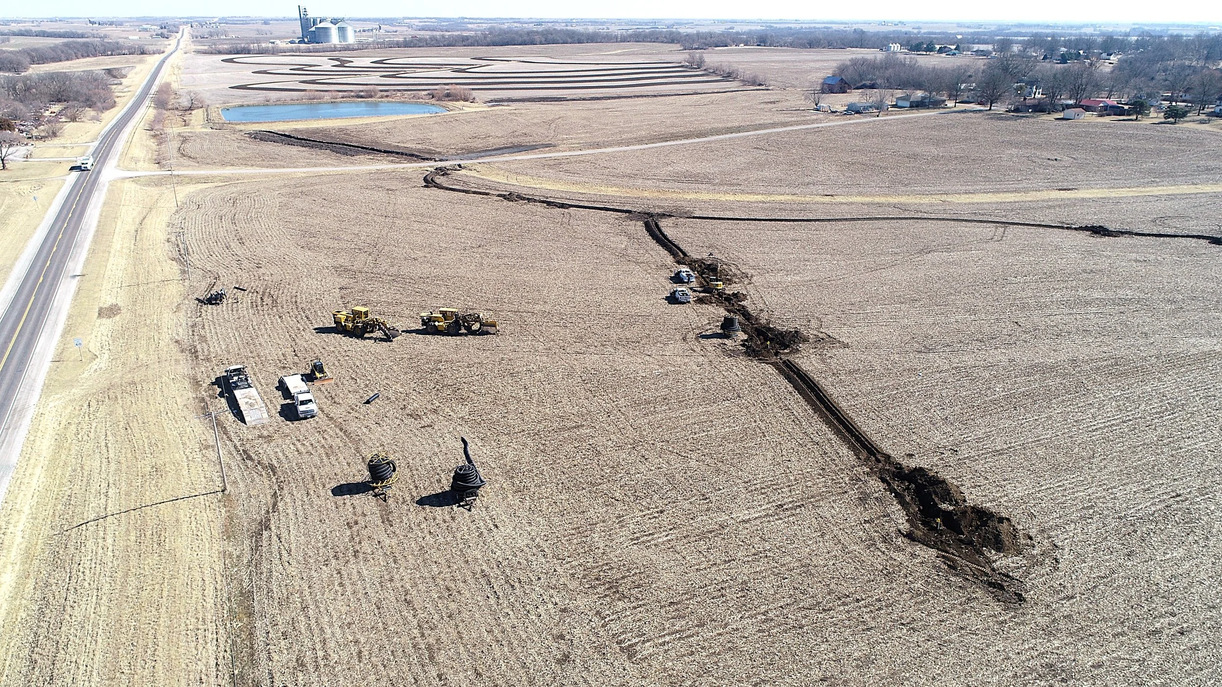 DRAIN TILE INSTALL - FRERKING 1 FARM