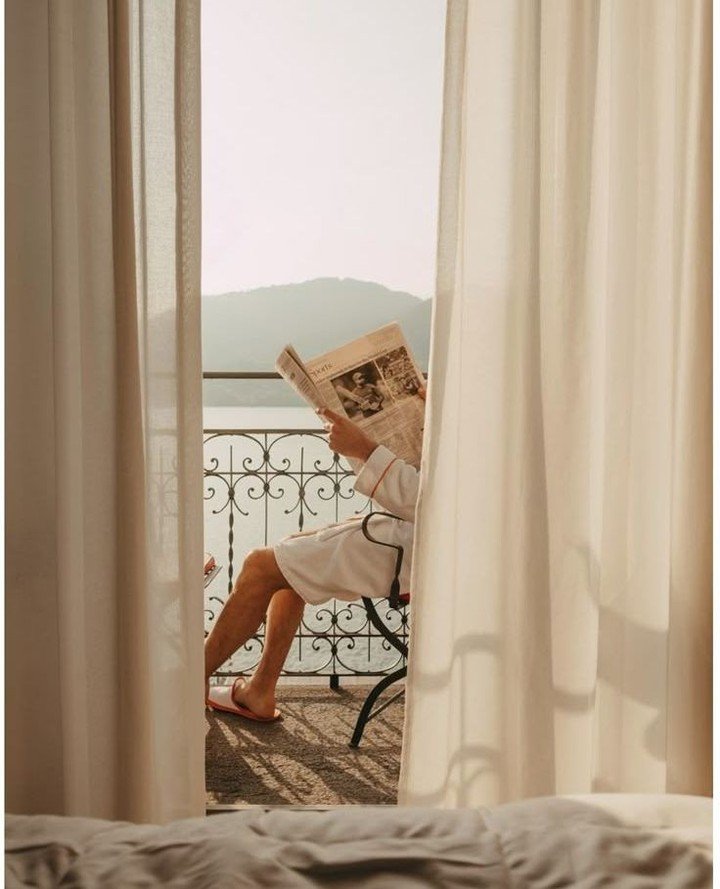 Slow mornings with @lucia_canavan 📰 🌞⁠
.⁠
.⁠
.