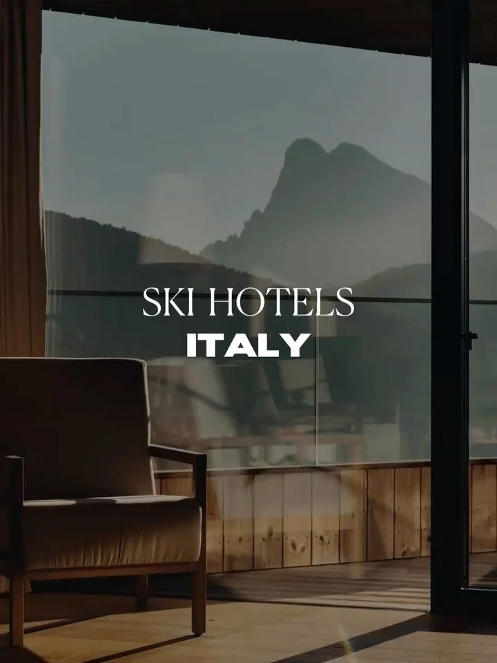 Ski season, Italian Edition is calling 📣
Think powder-soft mornings, design-forward suites, and Dolomite views best enjoyed fireside—with a glass of Barolo in hand.
Whether you’re chasing first tracks or spa downtime, we know just wher