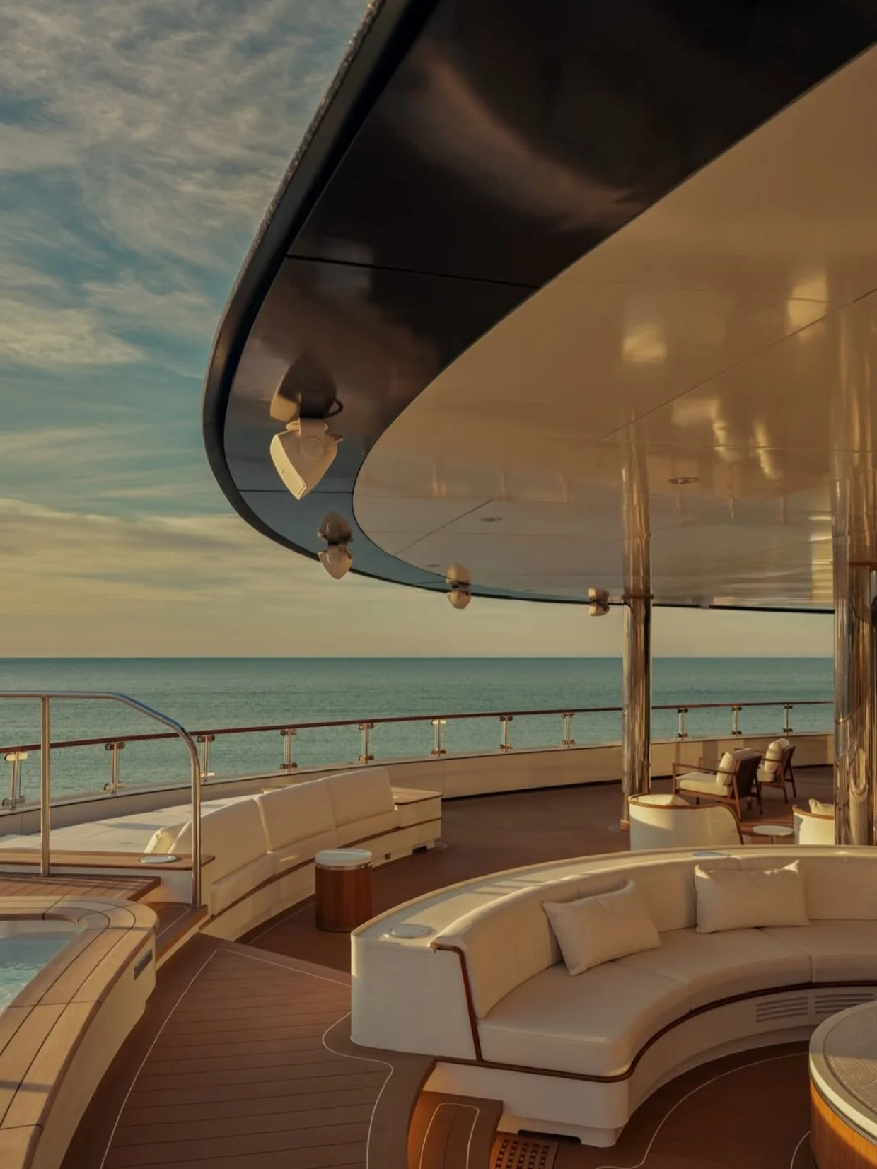This is not a cruise. It is a moving private residence.

Four Seasons I (@fourseasonsyachts) &mdash; our property of the month &mdash; is a 207-metre vessel carrying just 95 suites, each designed around the quiet rhythm of the sea. Floor-to-ceiling g