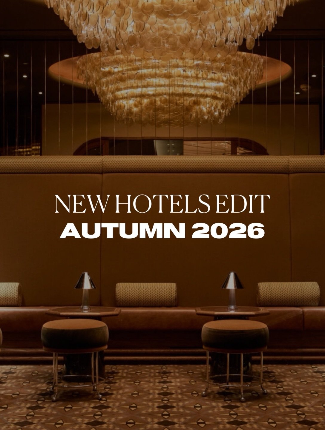 Eight openings. One season. Save this before you need it 🔖
. .
. #TheAffluenceLoves #HotelOpenings #LuxuryTravel