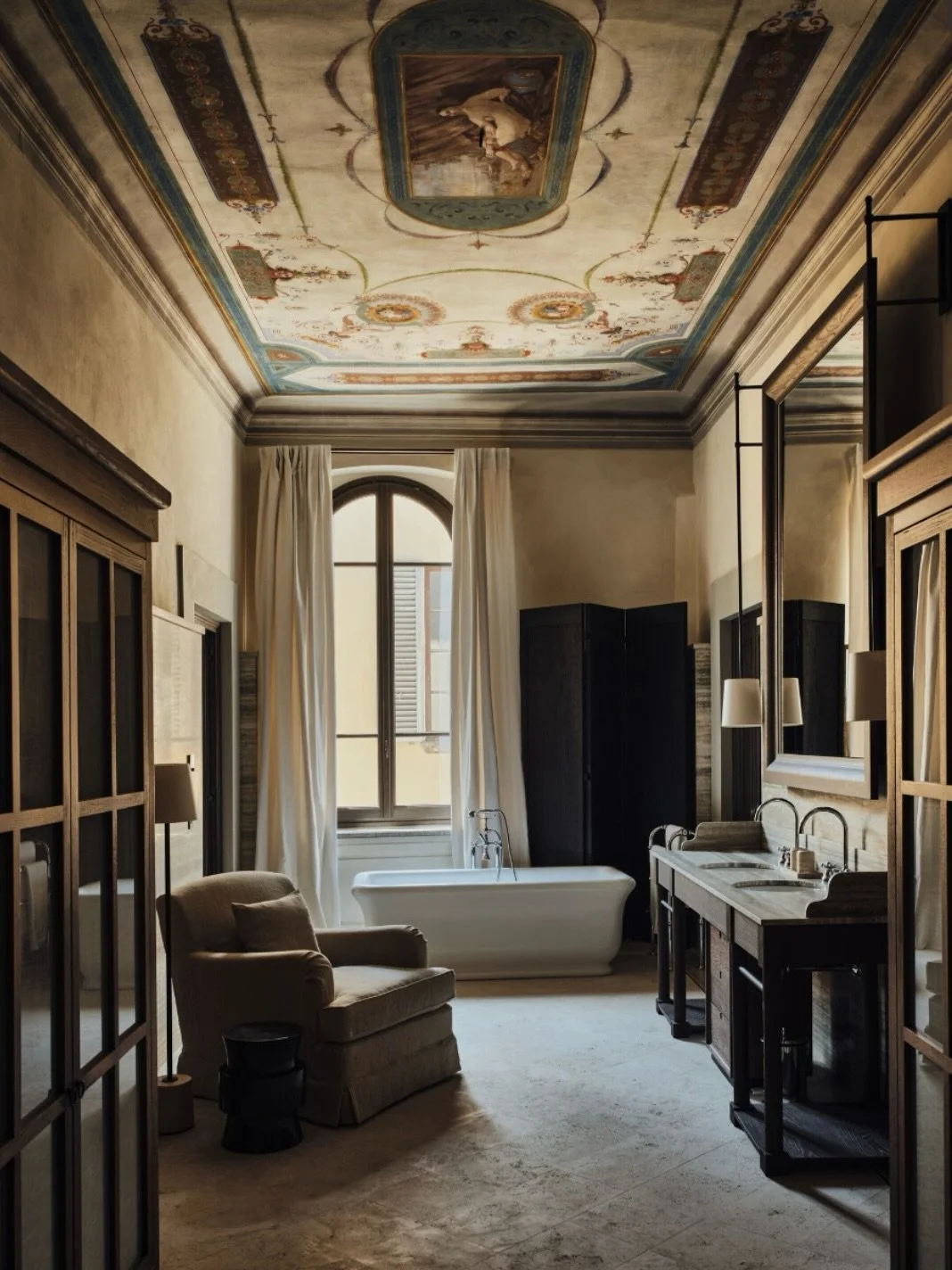 Via Santo Spirito, Florence.
Palazzo Segni opens today as La R&eacute;serve Firenze (@lareserve_firenze): six apartments in a 15th-century palazzo, restored by Gilles &amp; Boissier (@gillesetboissier), with a terrace facing Santo Spirito and the Pit