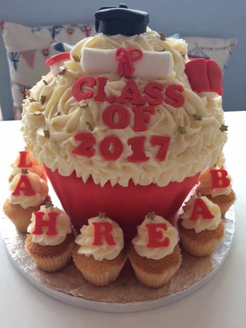 Graduation Giant Cupcake.JPG