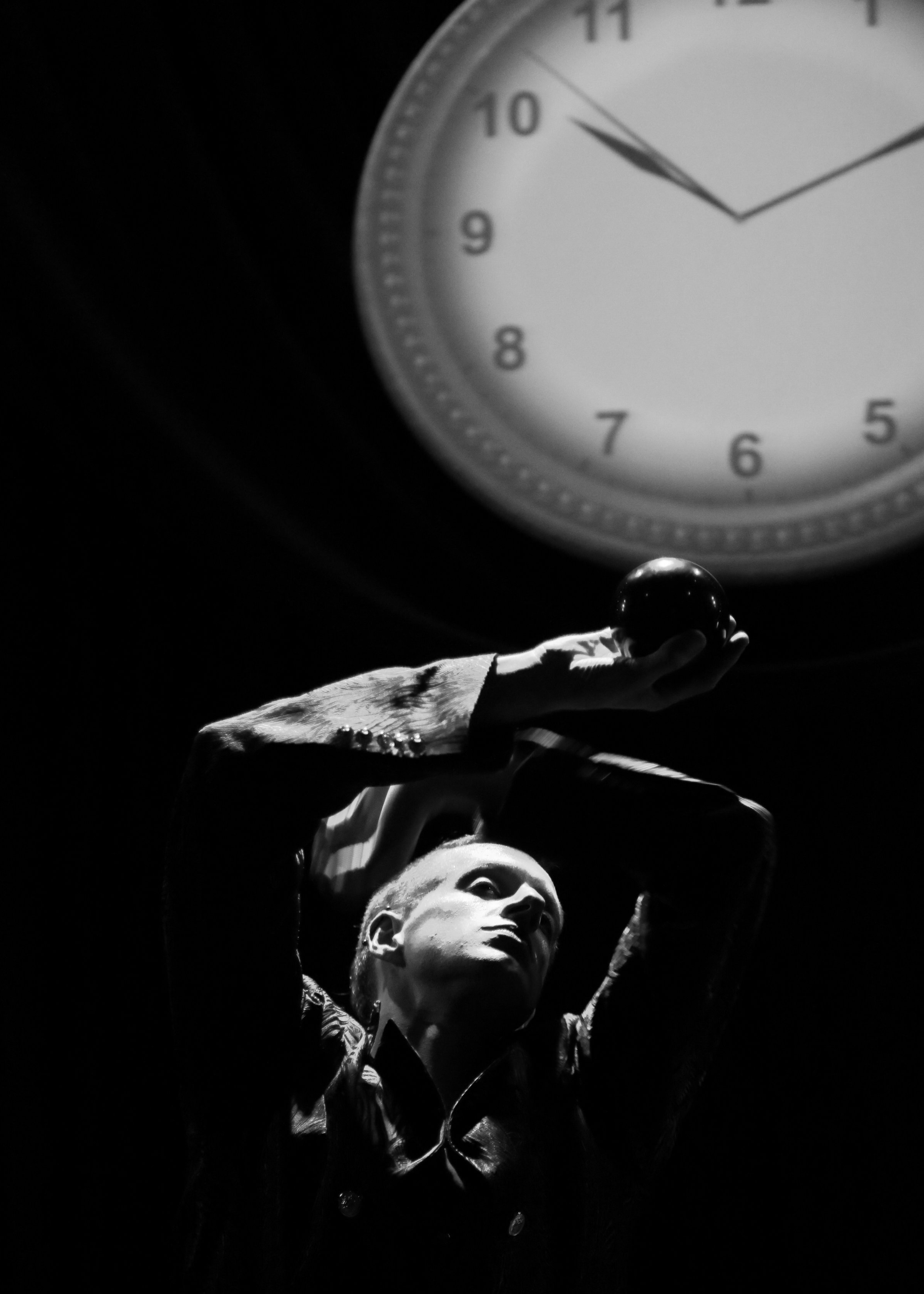 Contact Juggling Performance during the Boston Circus Guild Cirque of the Dead 2015. 