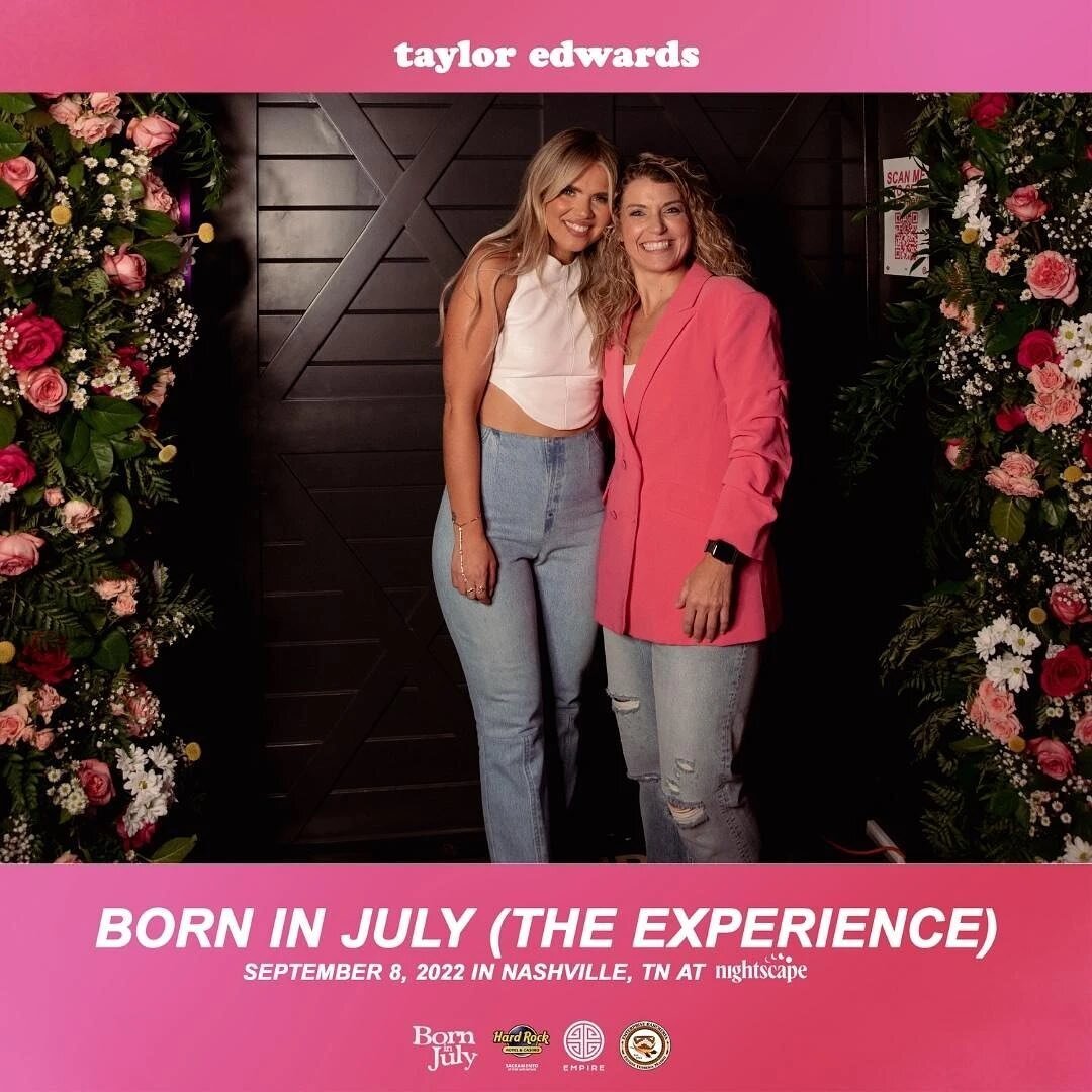 The dreamiest of celebrations with @tayloredwards and team ⚡️💕🌸 

Born In July (The Experience). The experience thru photos doesn&rsquo;t compare to the magic of the evening! 

T- this is only the beginning for you. You are a 🌟 and it&rsquo;s an h