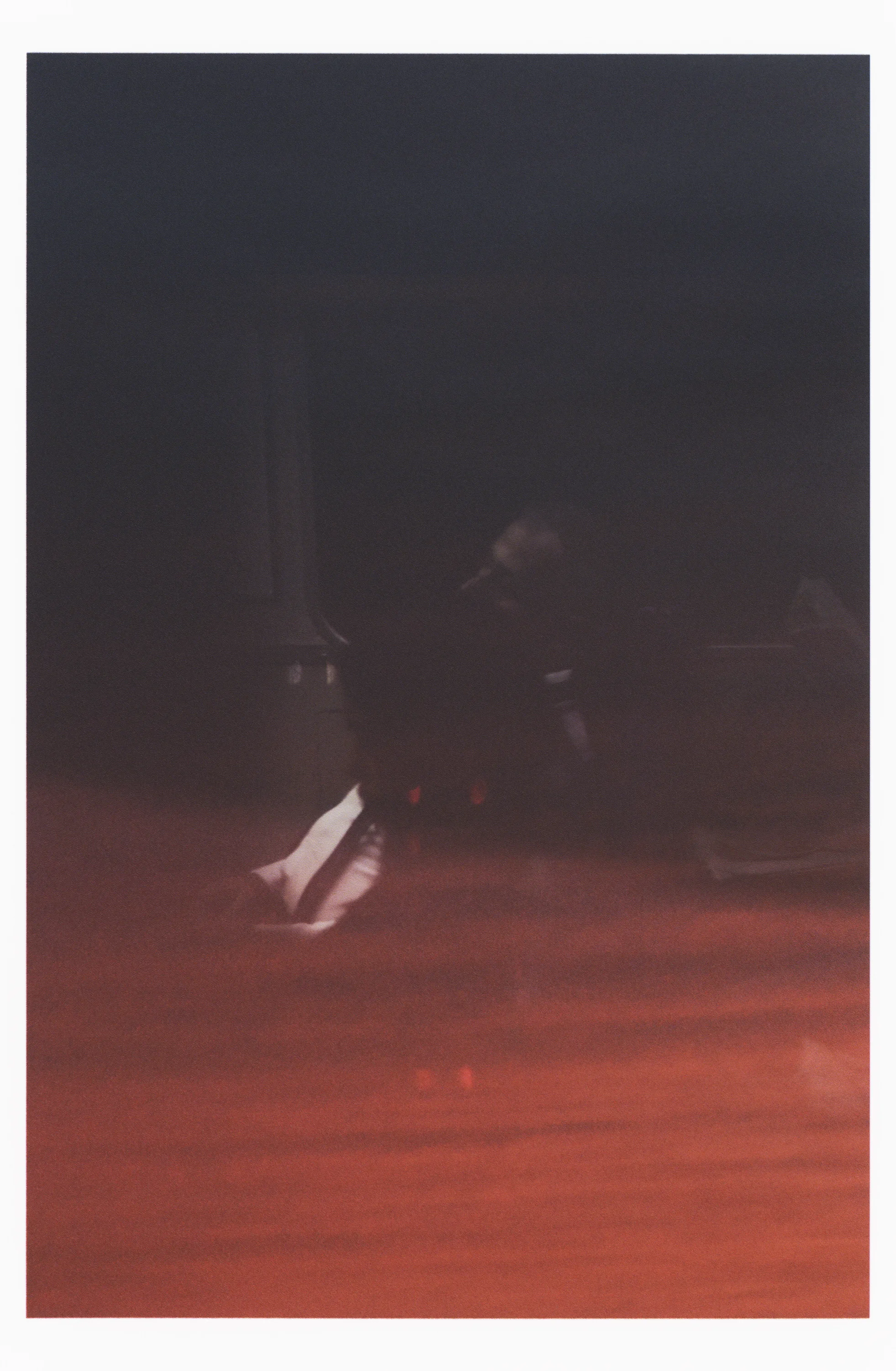 Untitled (figure, glass, sky)