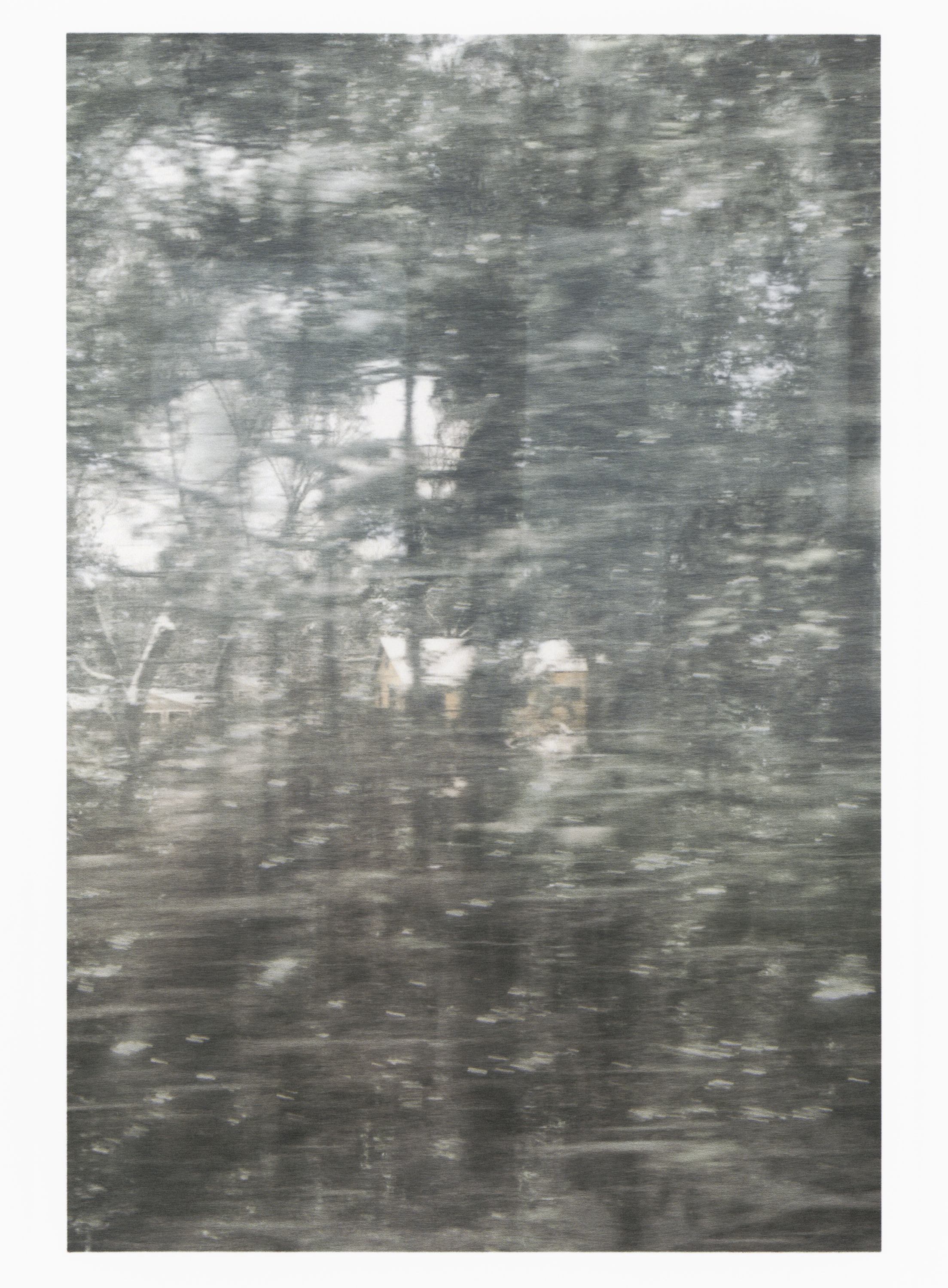 Untitled (glass, forest, house)