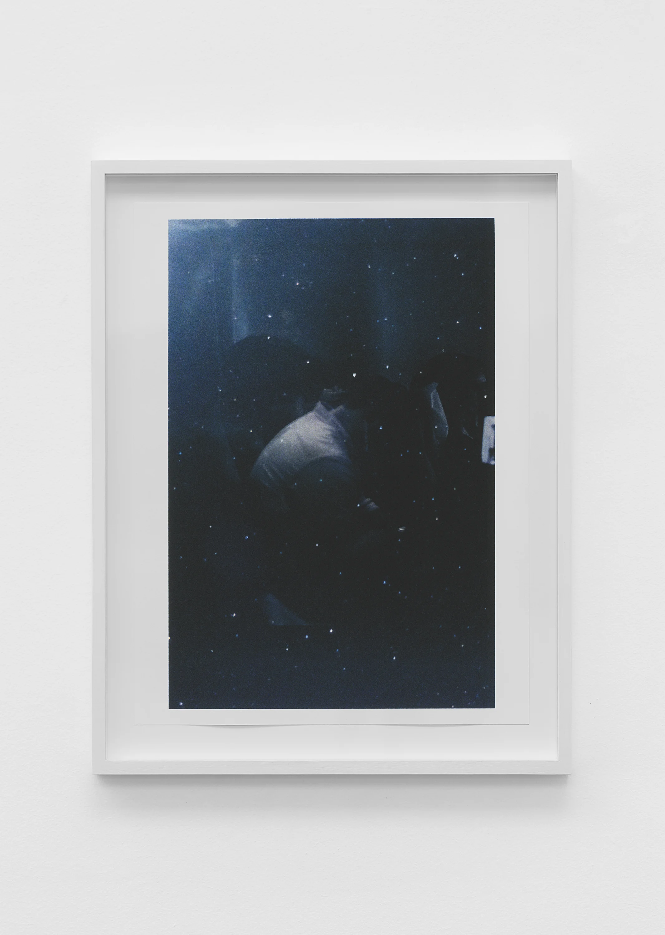 Untitled (figure, glass, stars) , pigment print on paper, sheet: 48.8 × 36.7 cm (19 1/4 × 14 1/2 in), framed: 56.3 × 47.1 cm (22 1/8 × 18 1/2 in), 2019