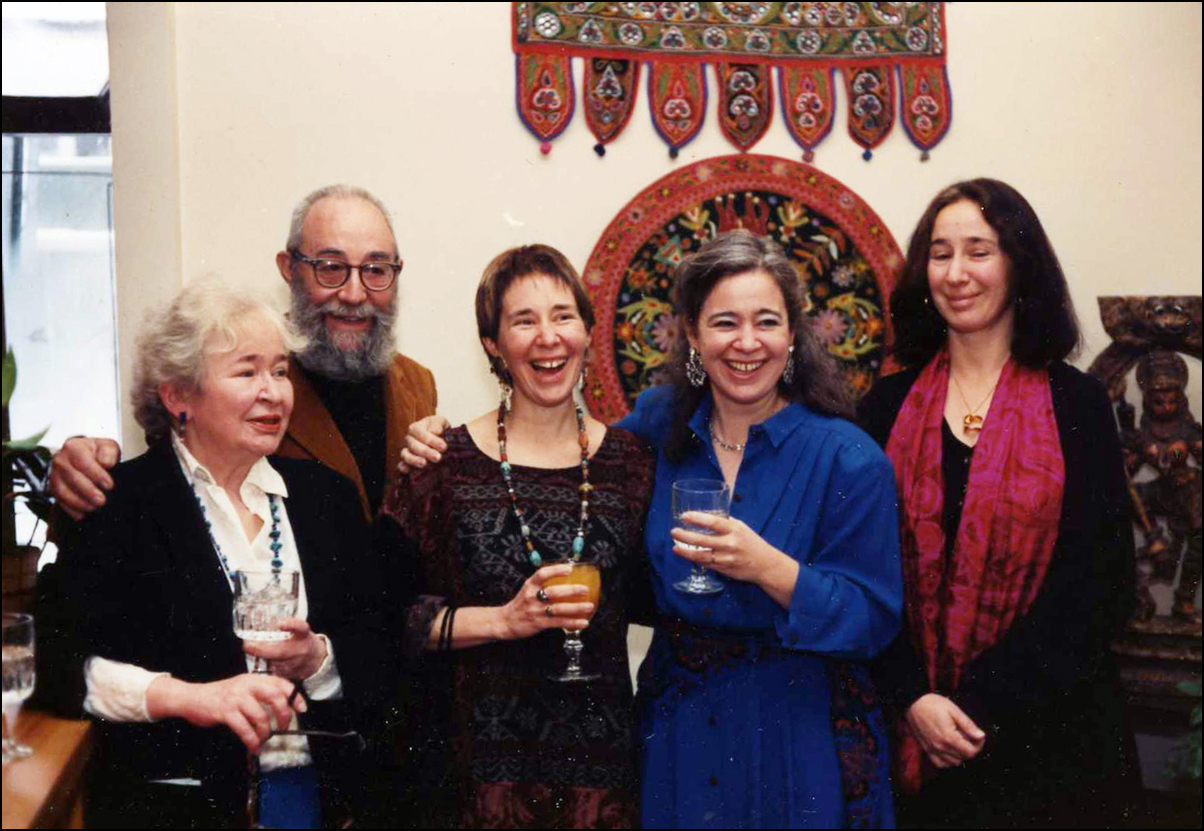 Mary, Roy, Jill, Olga and Mimi Gussow - 1989