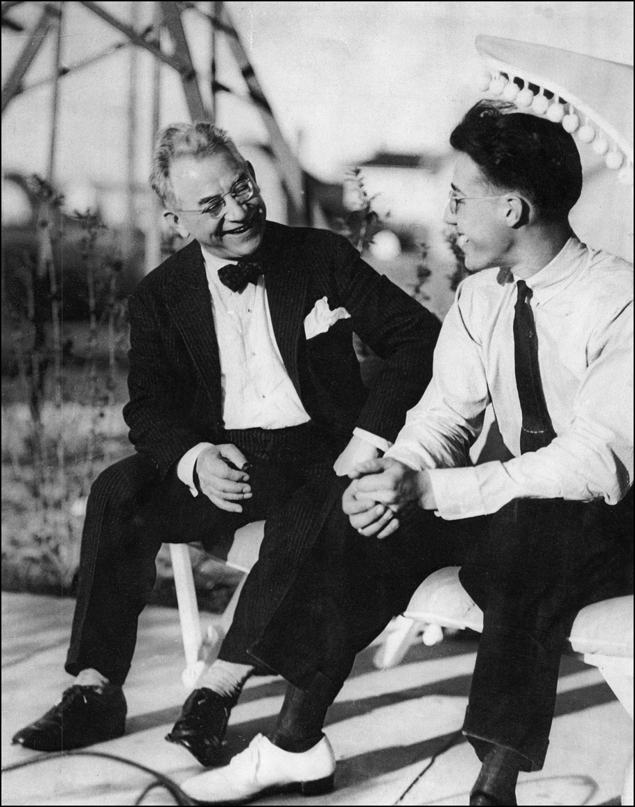 Roy With His Father, Abraham - 1936