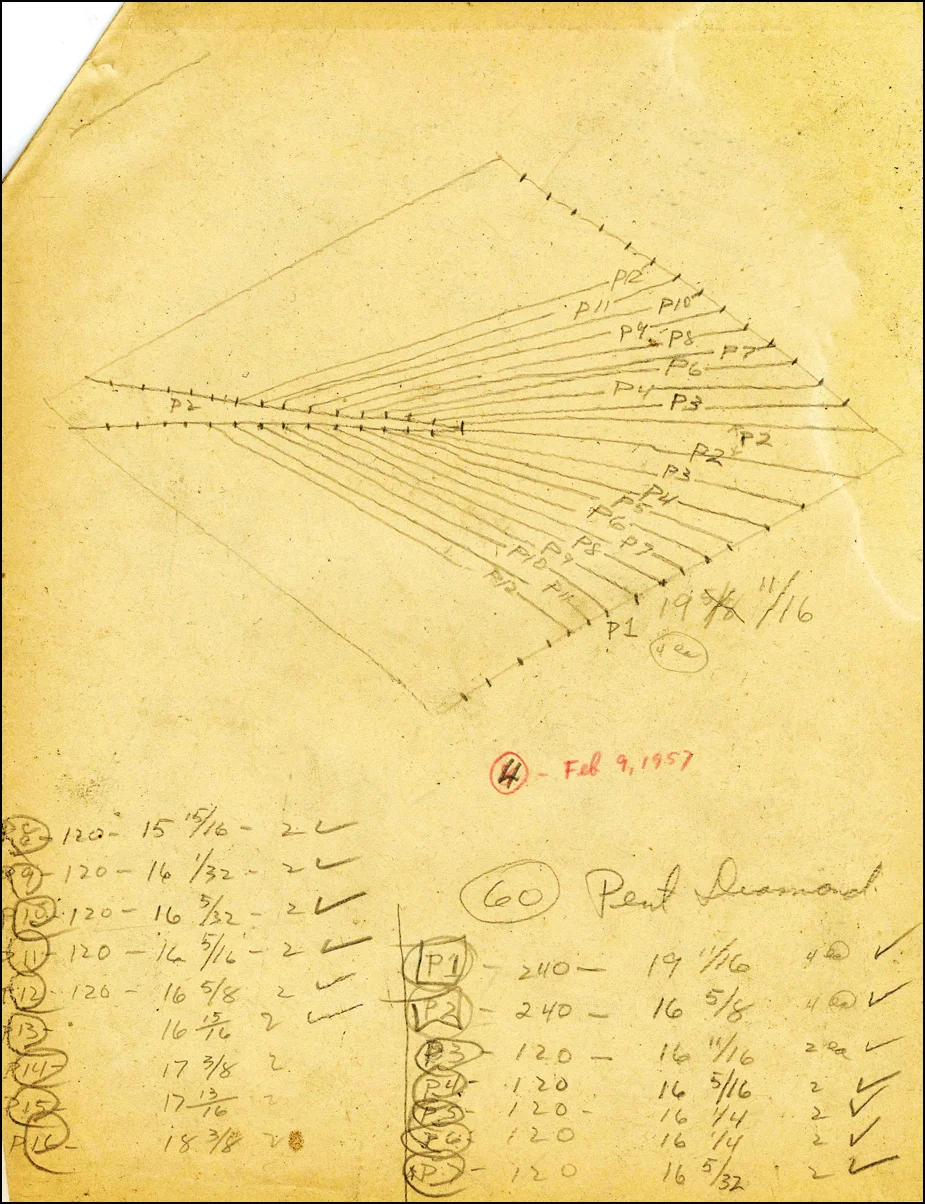 Sketch for American Pavilion, International Trade Fair, Bangkok, Thailand and Tokyo Japan - 1956