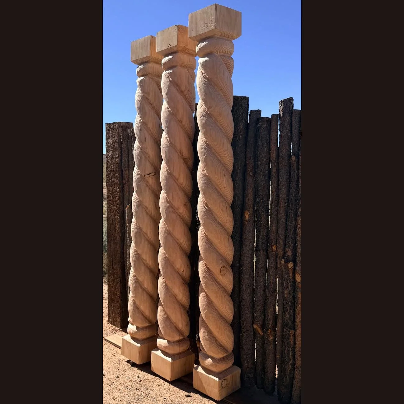 10x10 Triple Spirals Kiln Dried Paradise Valley, Arizona