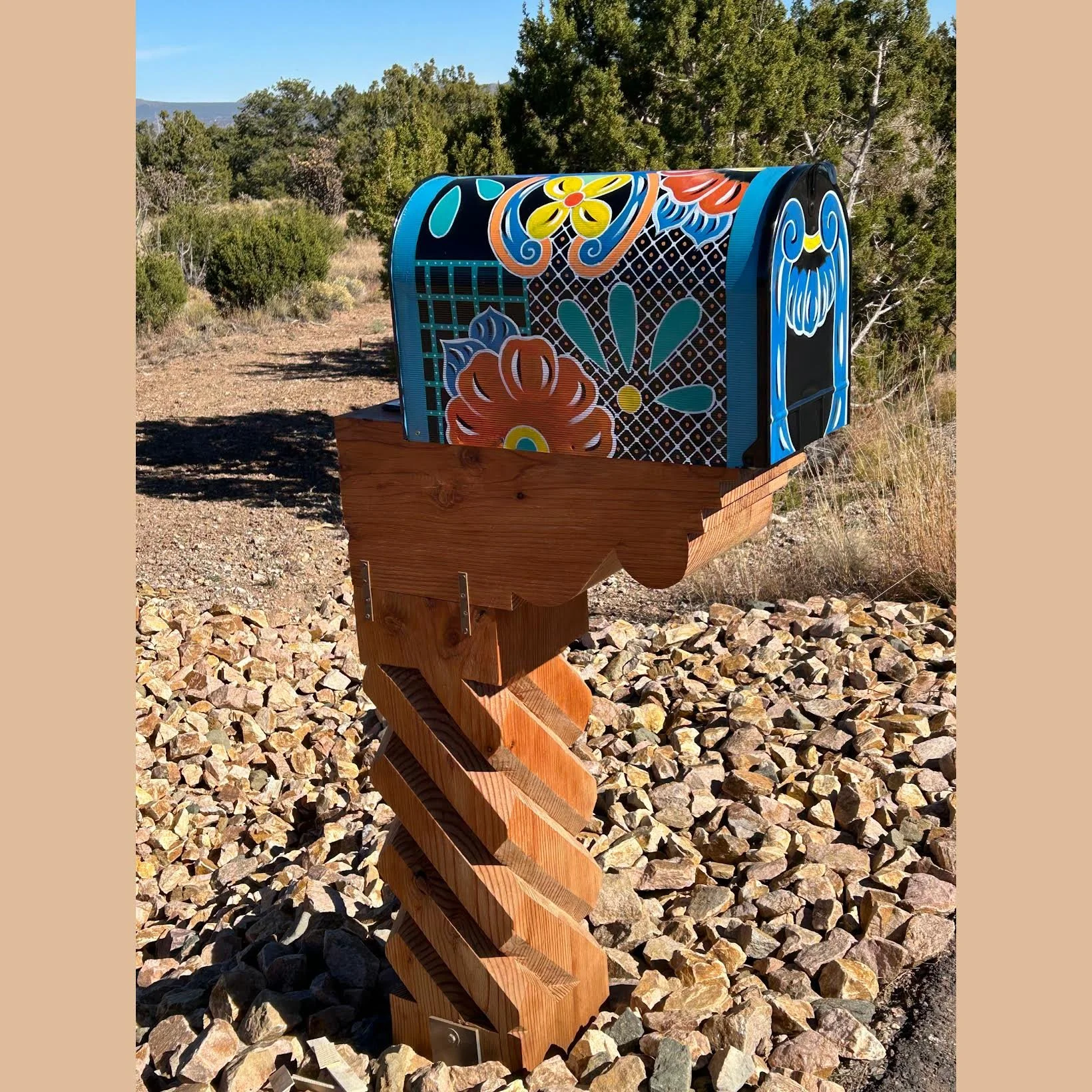 12x12 Douglas Fir Kiln dried Mailbox post and Corbel