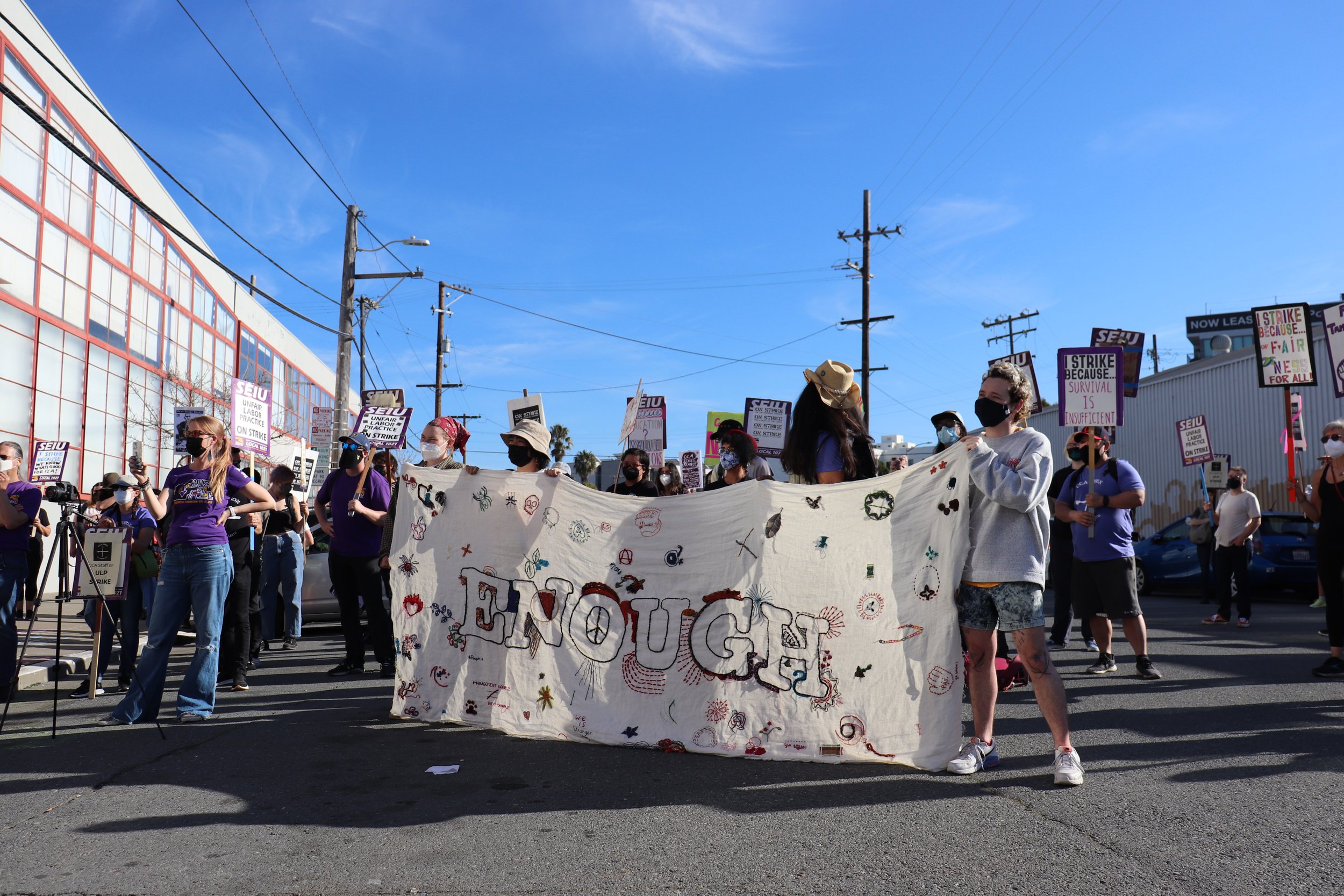 ENOUGH Protest Banner