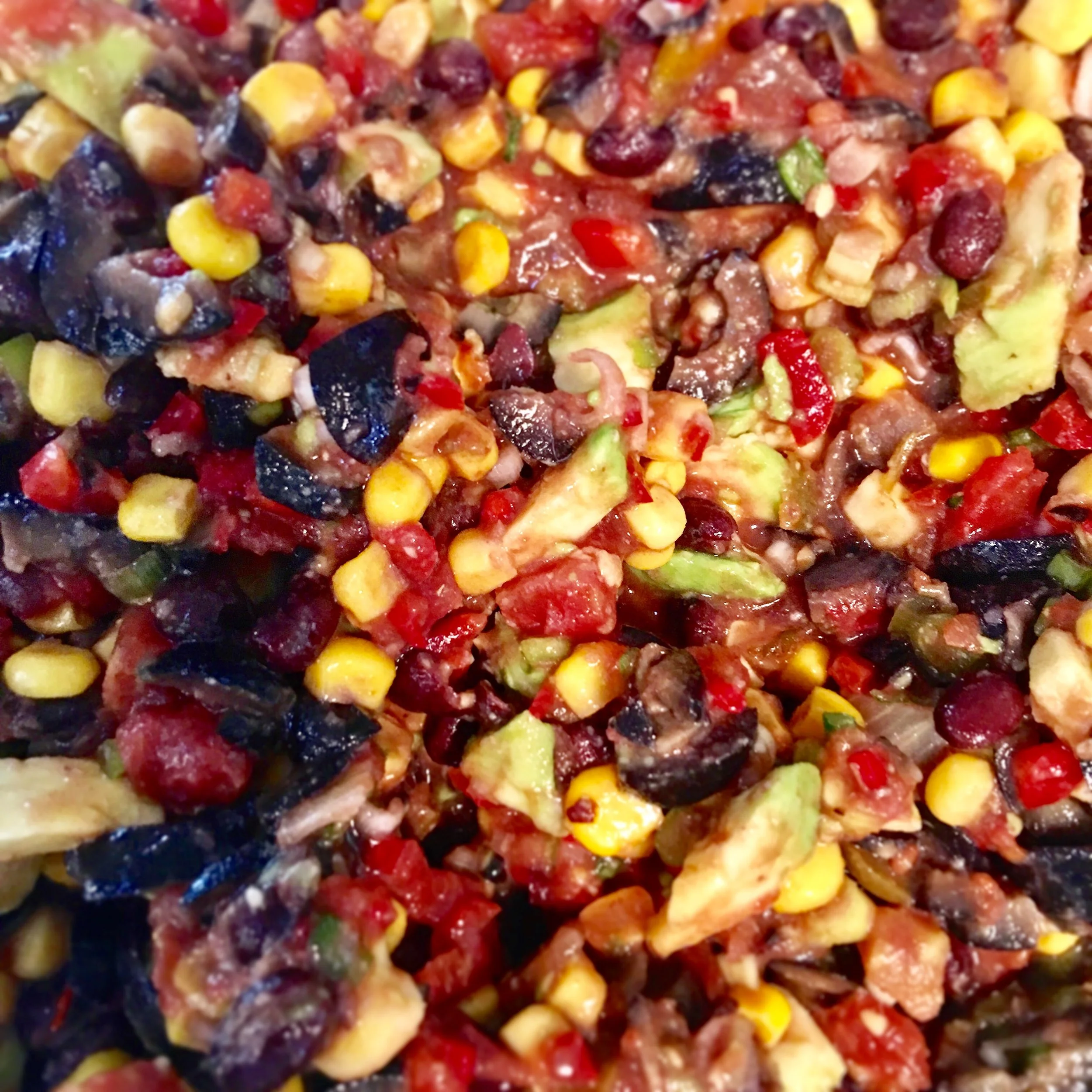 Confetti Black Bean Salsa
