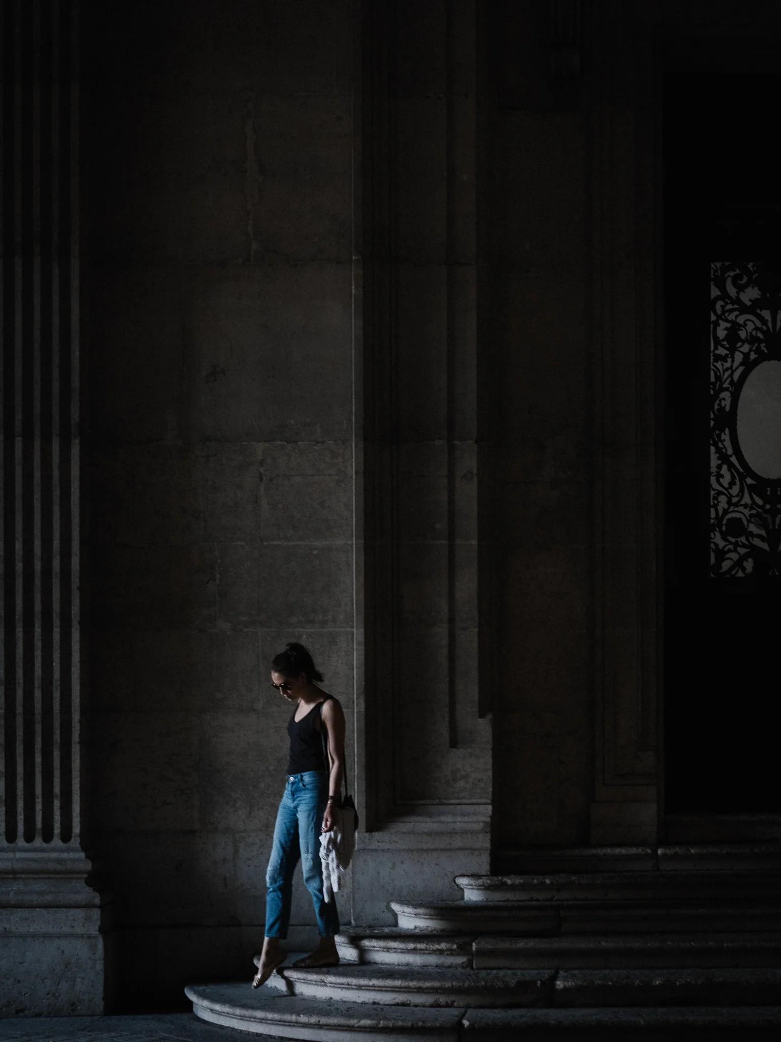 Inner courtyard at the Louvre