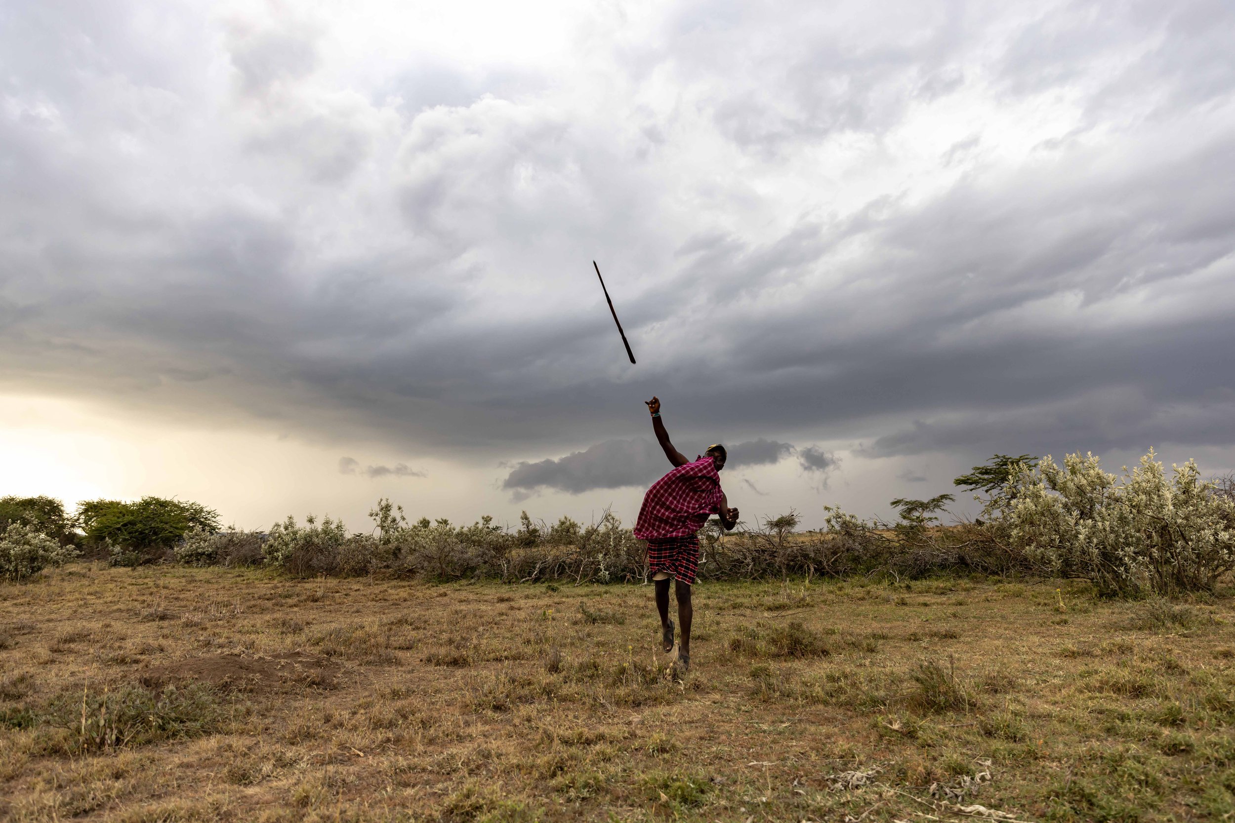 Walking with Maasai Warriors Maasai Mara Spear Throw.jpg