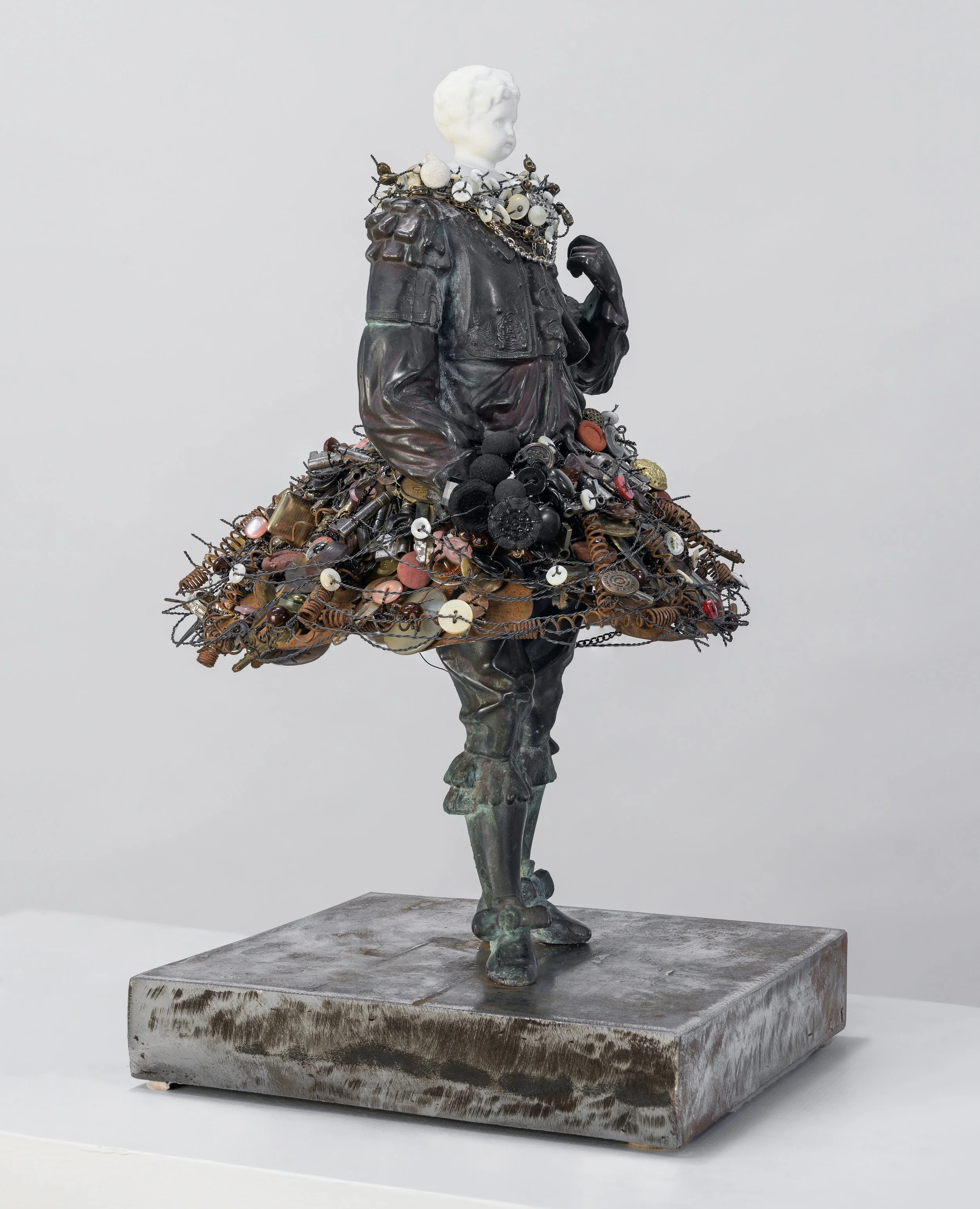 fight girl    2021   Mixed media   15 × 10 × 20 3/4 inches   Photograph by Paul Hester