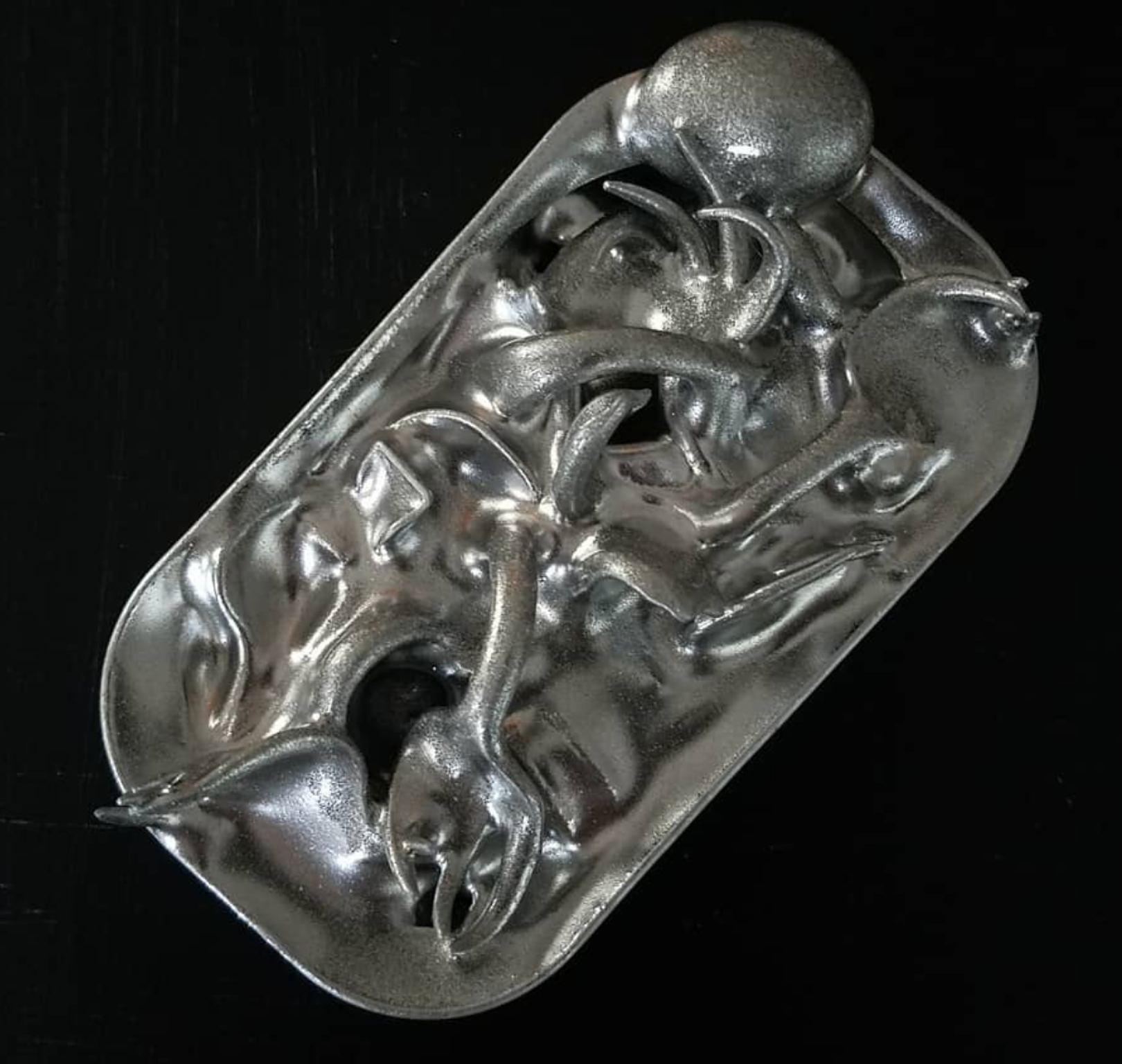 Small Silverware in Aluminum Dressing