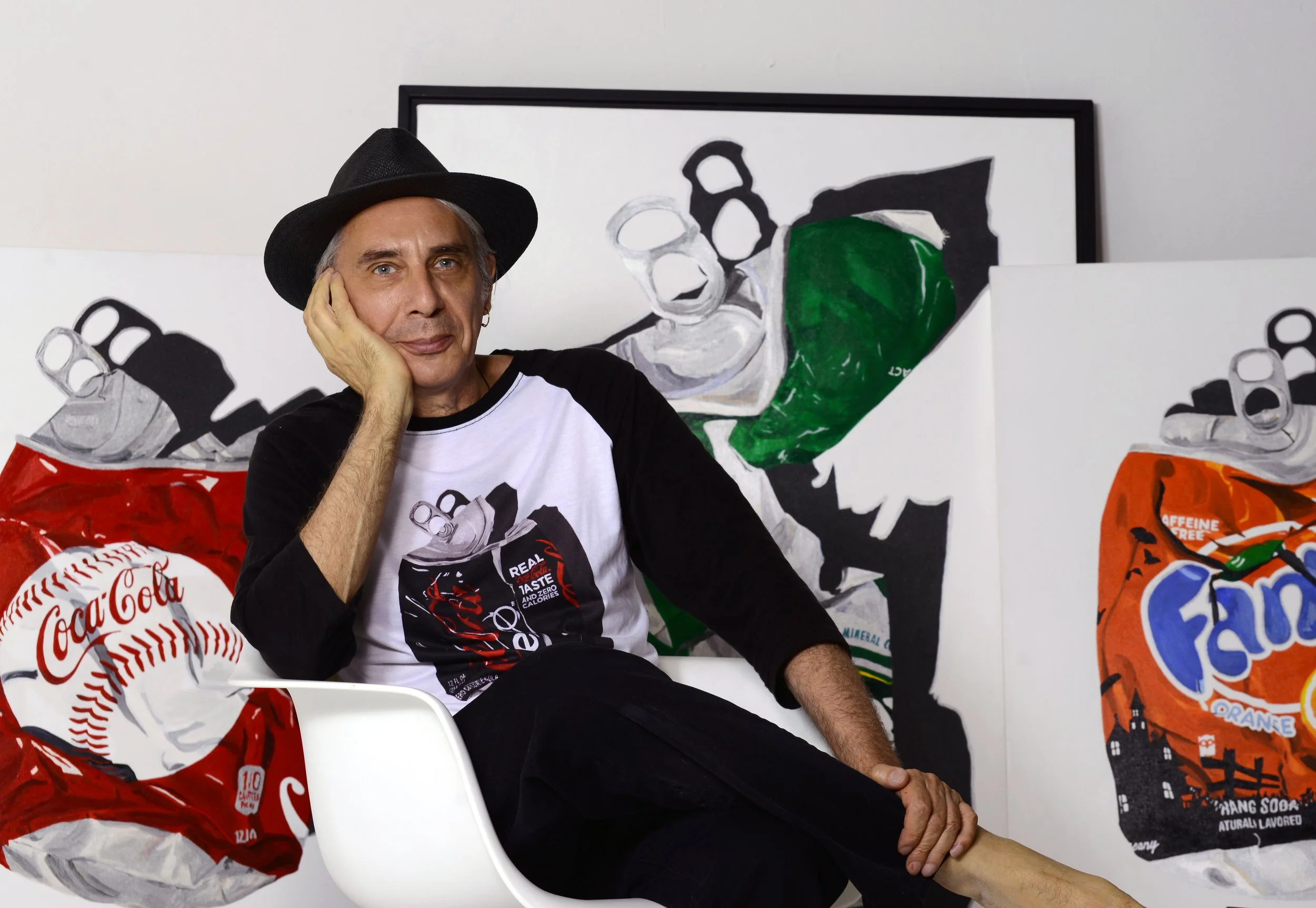 Claude Charlier in his studio