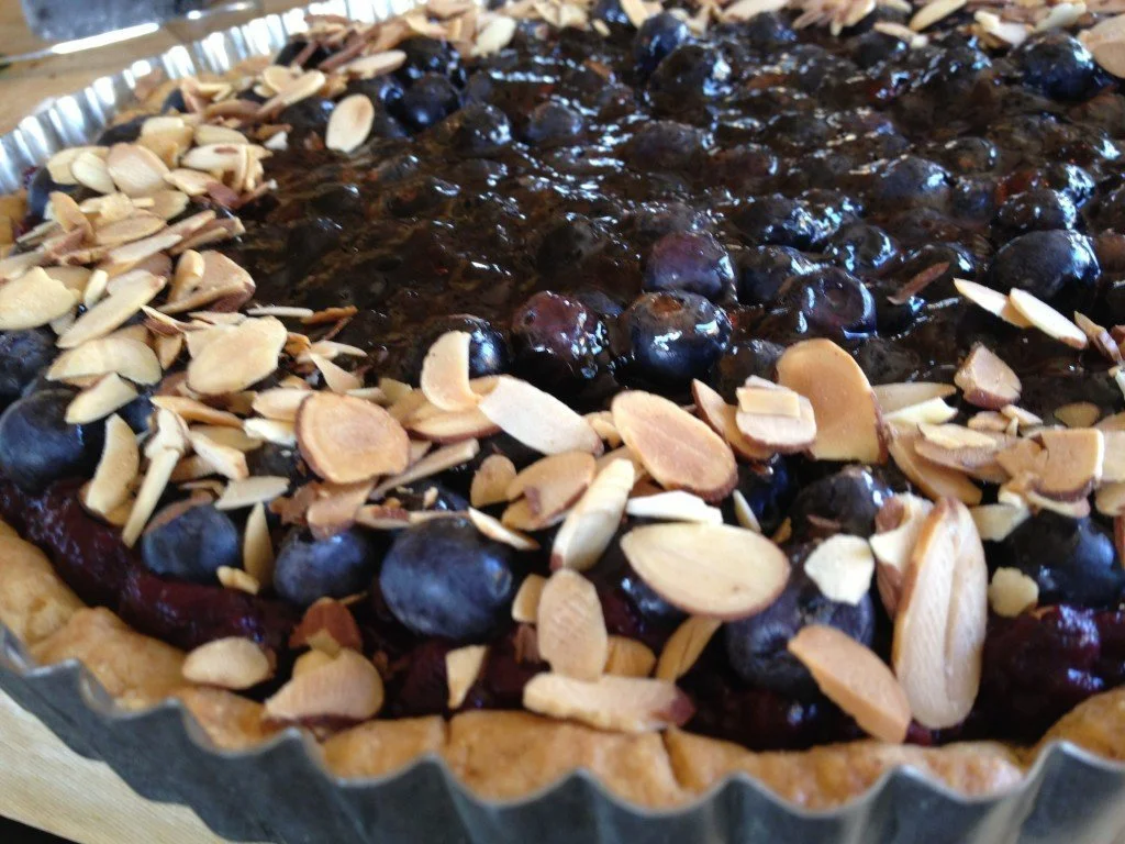 Blueberry Almond Tart