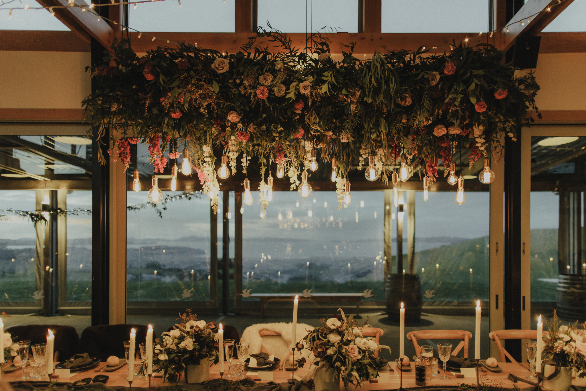 kauri bay boomrock | vintage bulb chandelier
