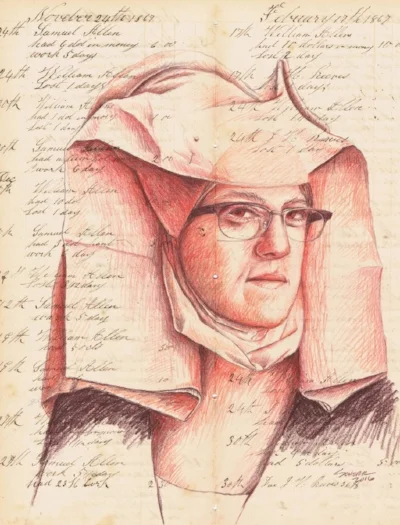 Natalie Schorr - Self Portrait after van der Weyden