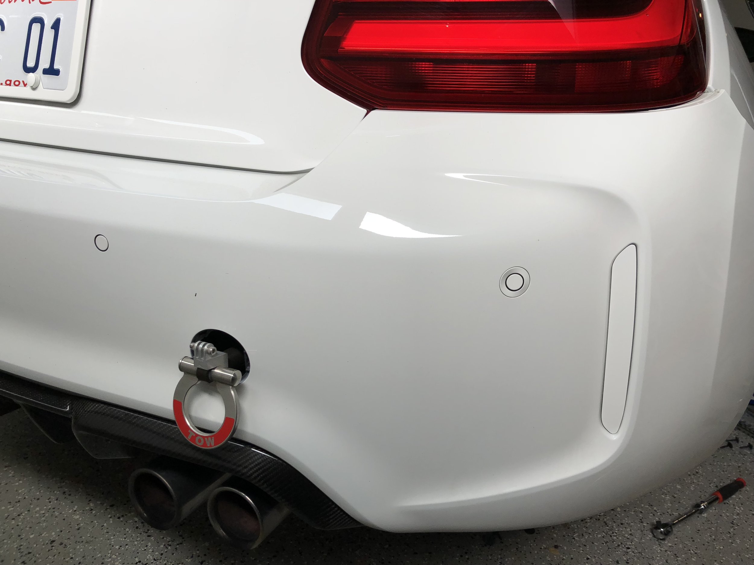 rear painted reflectors