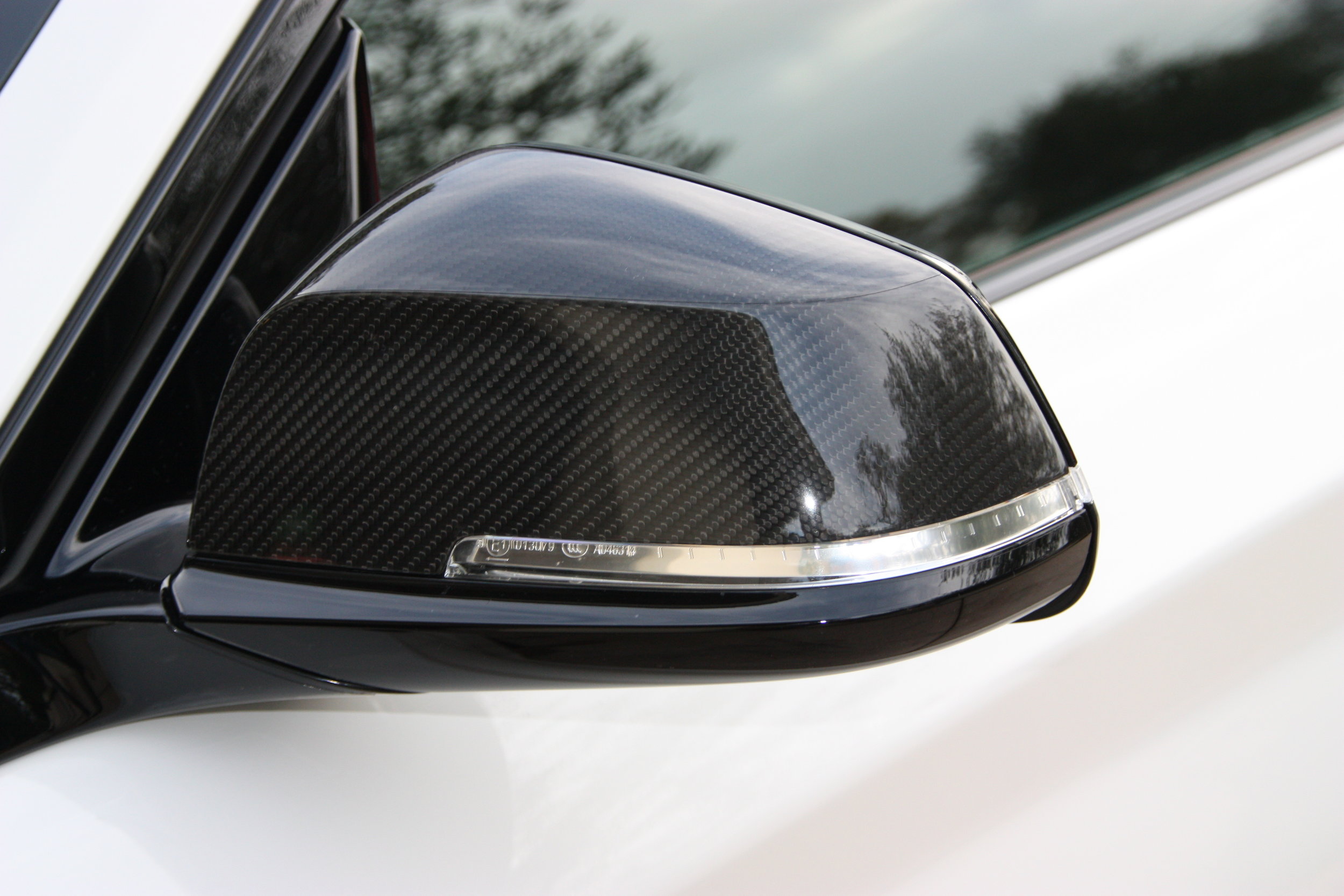 M Performance mirror caps - carbon fiber