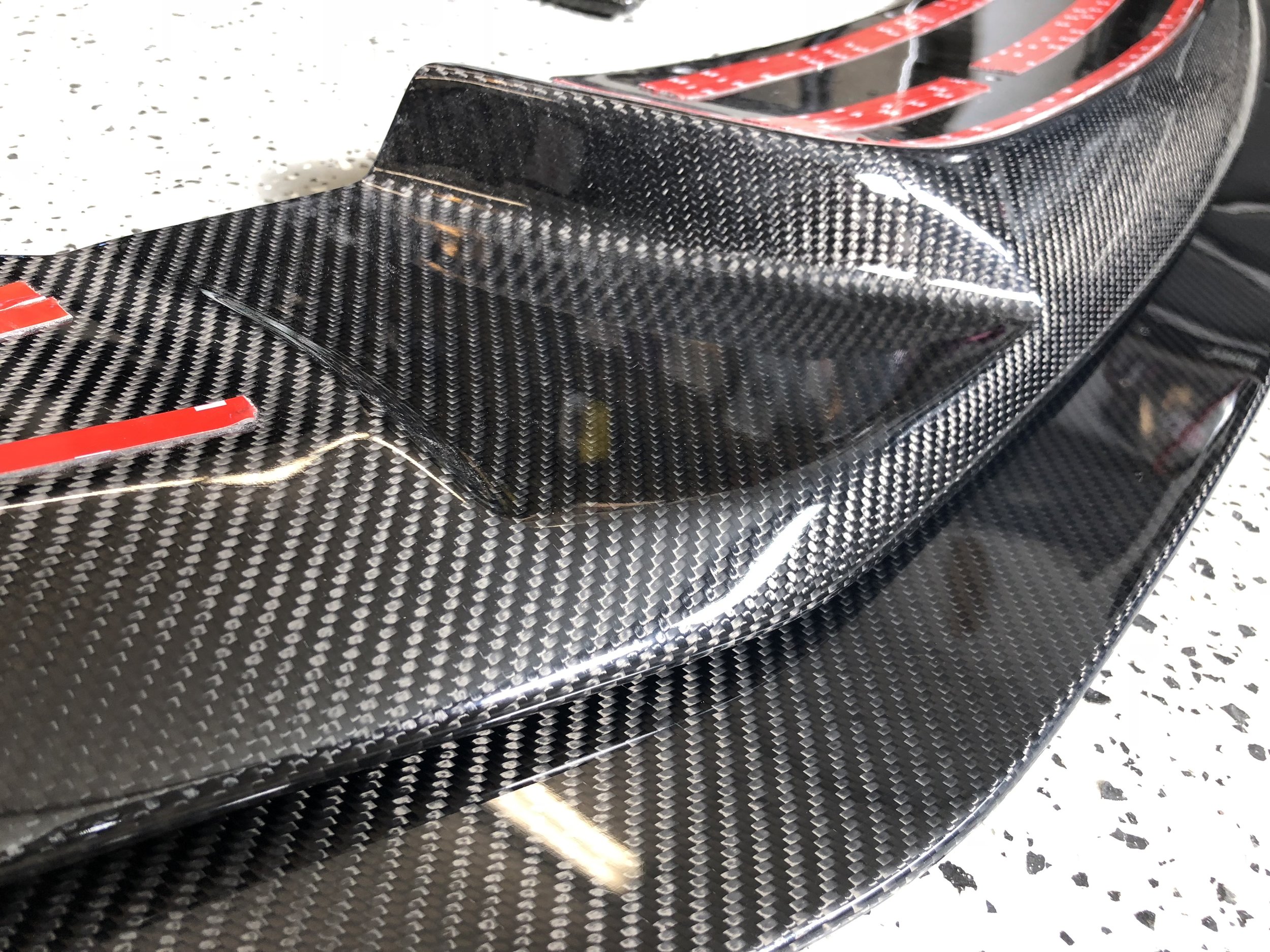 RW Carbon - front adjustable splitter