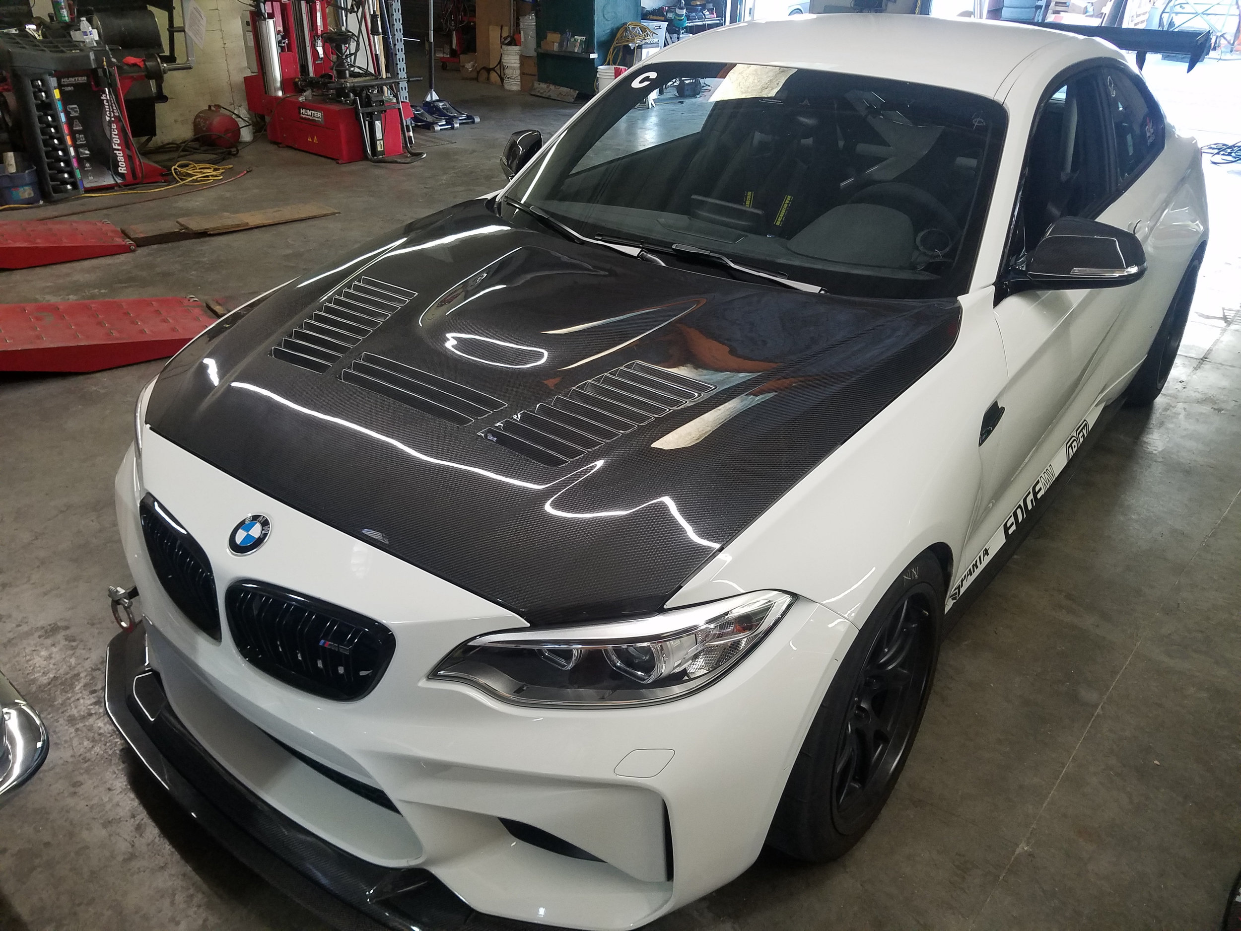 Agency Power carbon fiber vented hood