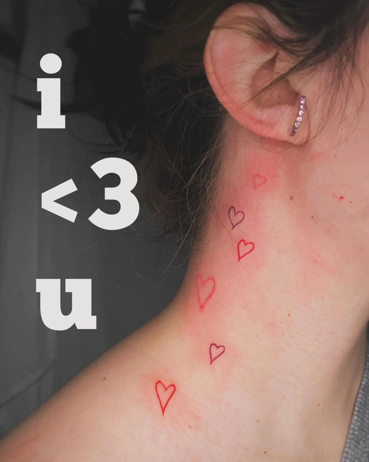 Some hearts for you 💕 Happy Valentine&rsquo;s Day
.
.
.
.
#hearttattoo #finelinetattoo #femaletattooartist #naperville #chicago