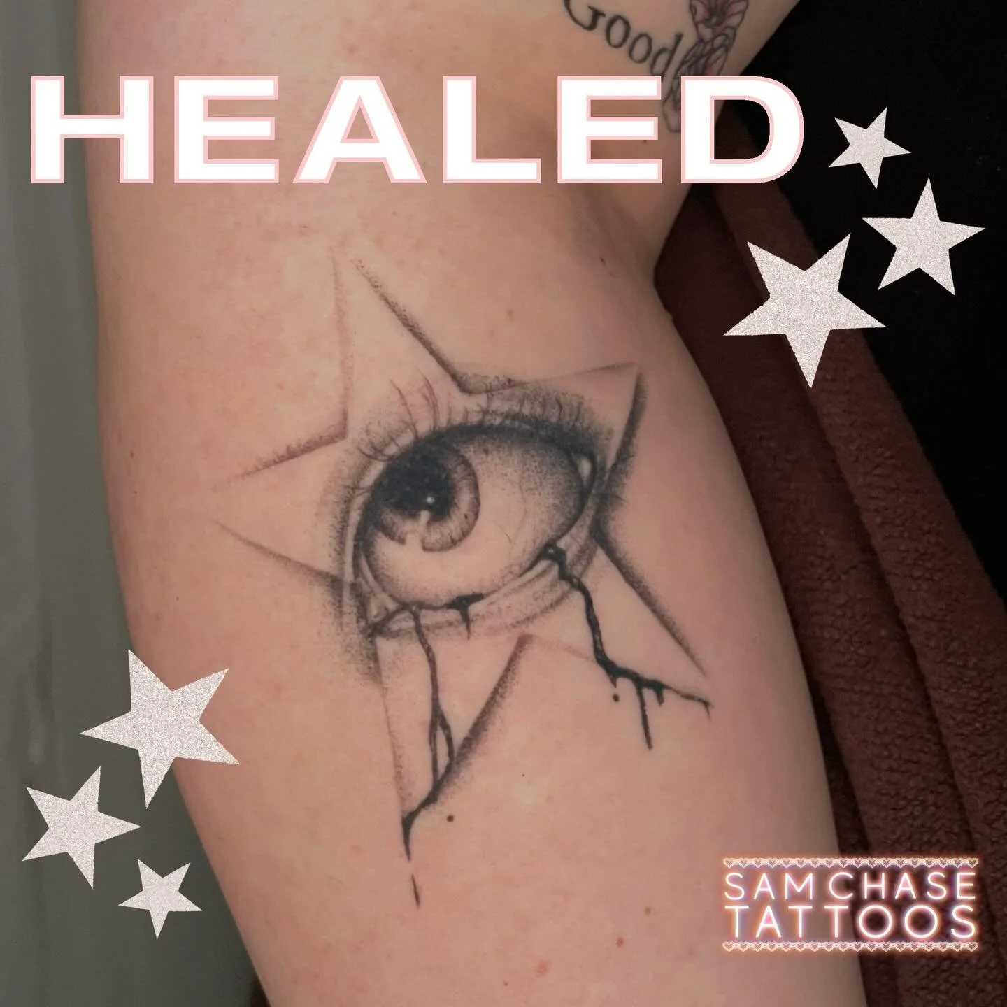 Here&rsquo;s a whole bunch of healed pieces for your eyeballs! 🌟 They all vary in heal time, but none are less than 6-8 months healed, and some are 3-4 years+ healed (some of the anime ones)!
.
.
.
#healedtattoo #femaletattooartist #naperville #fine