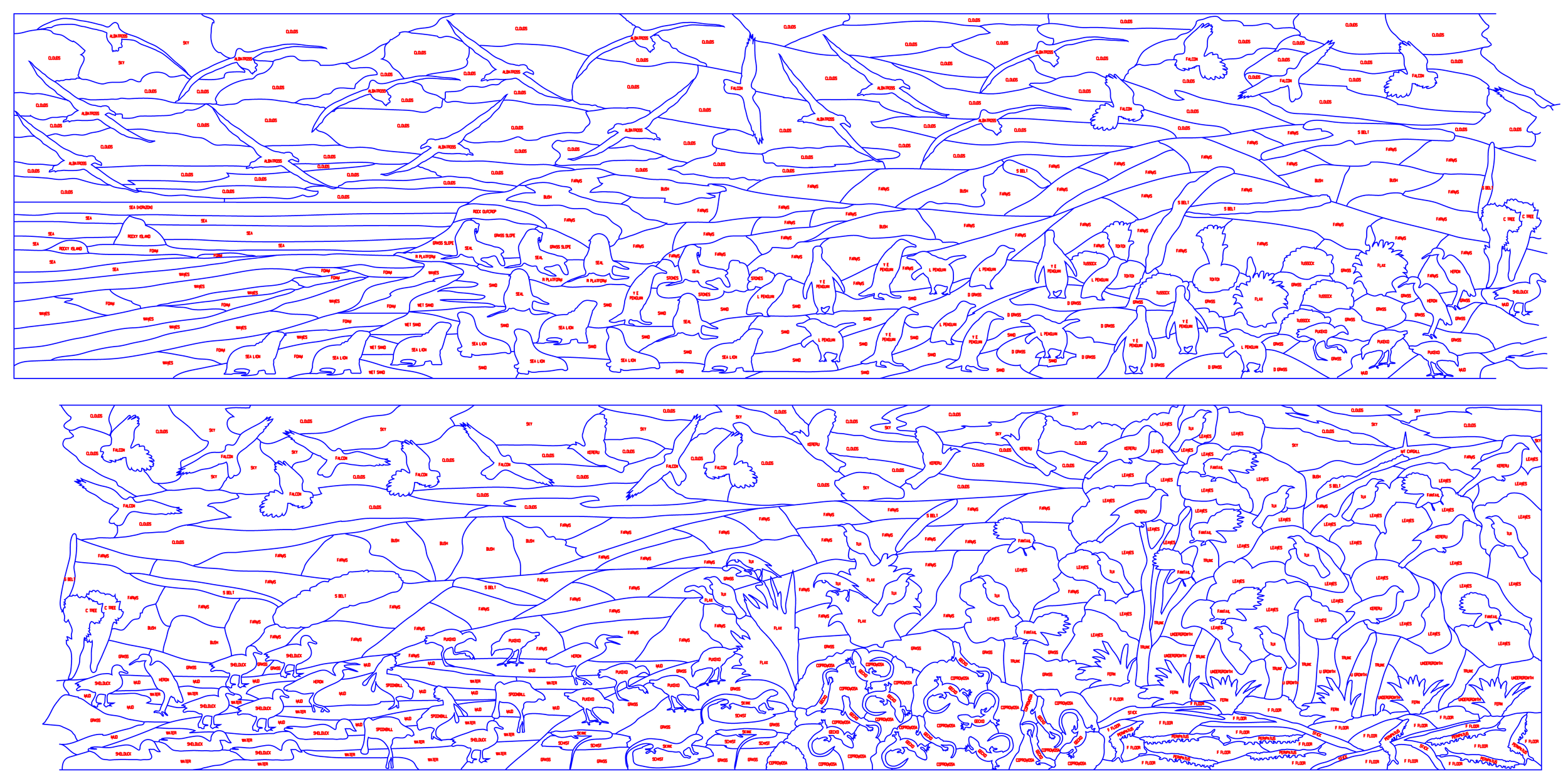 Formatted for cutting
