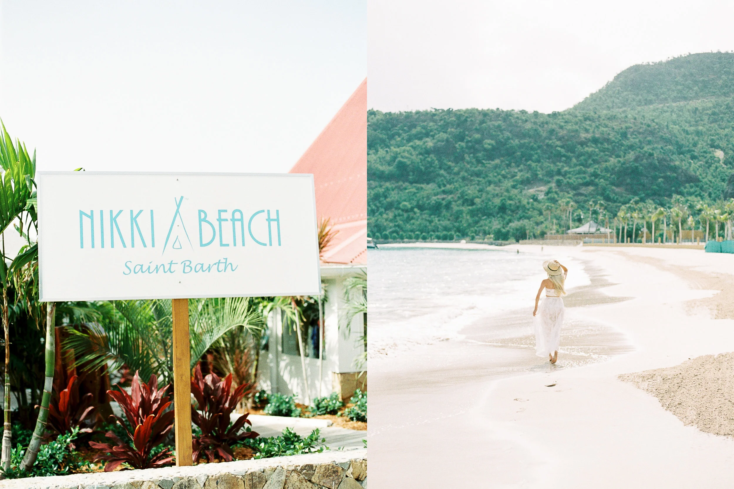 Left: Nikki Beach / Right: St. Jean (the beach Nikki Beach is on)