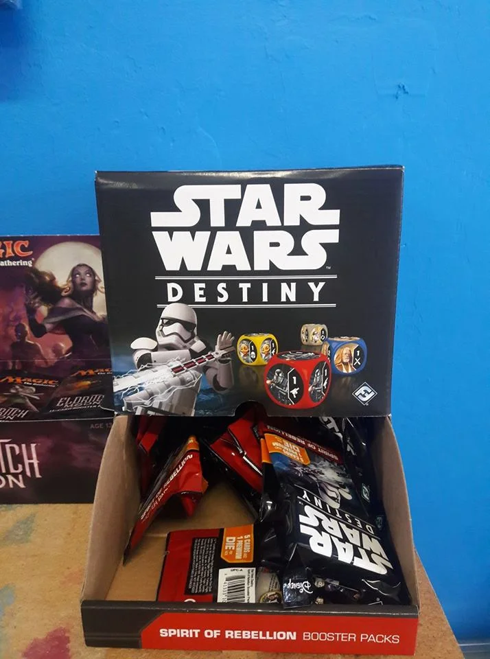 Our Star Wars Destiny box is getting low!