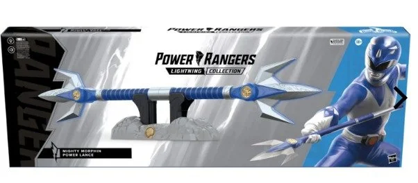 Power Rangers Lightning Collection Mighty Morphin Blue Ranger Power Lance Roleplay Collectible Cosplay