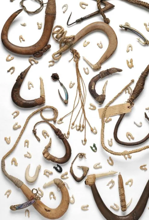  A group of matau from Te Papa Tongarewa, showing a diversity of styles with form going beyond function