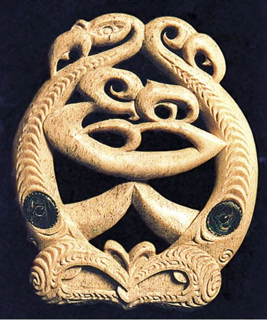 A bone carving which is simply a decoration, unless the details of its constituent parts are explained to reveal the story it represents