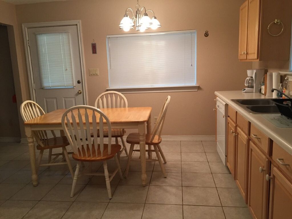 Kitchen table and countertop