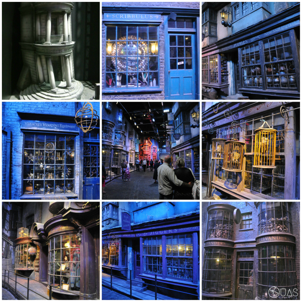 Diagon Alley storefronts