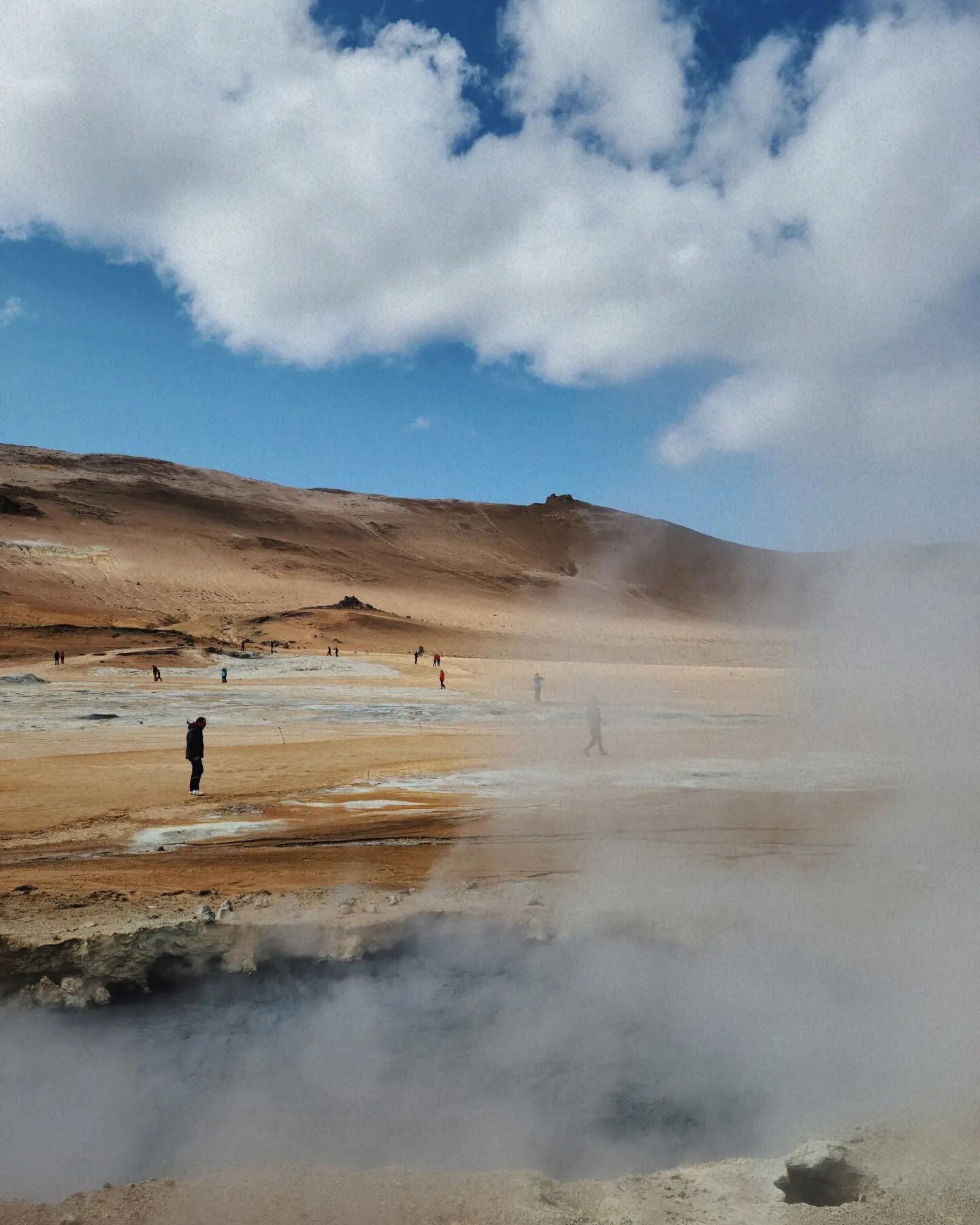 &mdash; feeling like i'm on another planet 👽

This place was neat geologically speaking, but it was STANKY - imagine rotten eggs (that sulfur smell) + urine... yeah. All that good mineral stuff!
__________

📍 Save this for your future #icelandadven